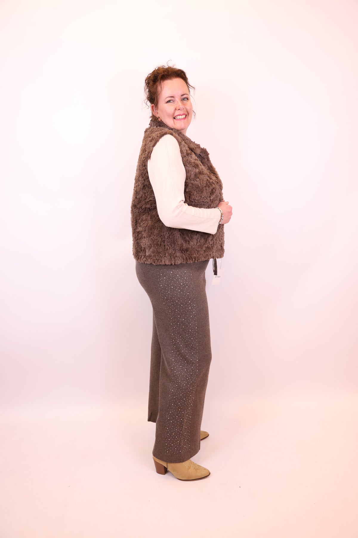 Edith | Gilet bruin