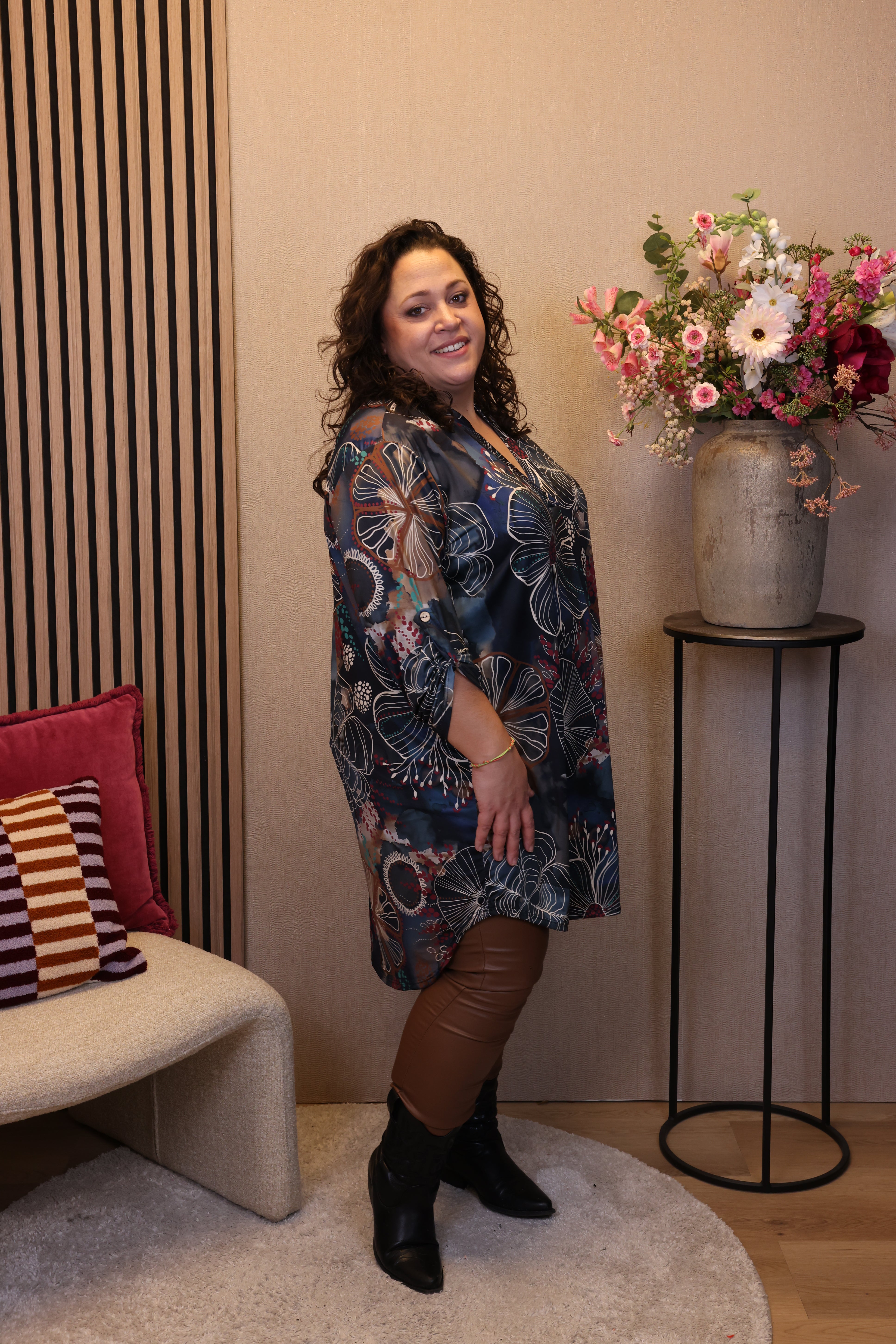 Ingrid | Tuniek blauw