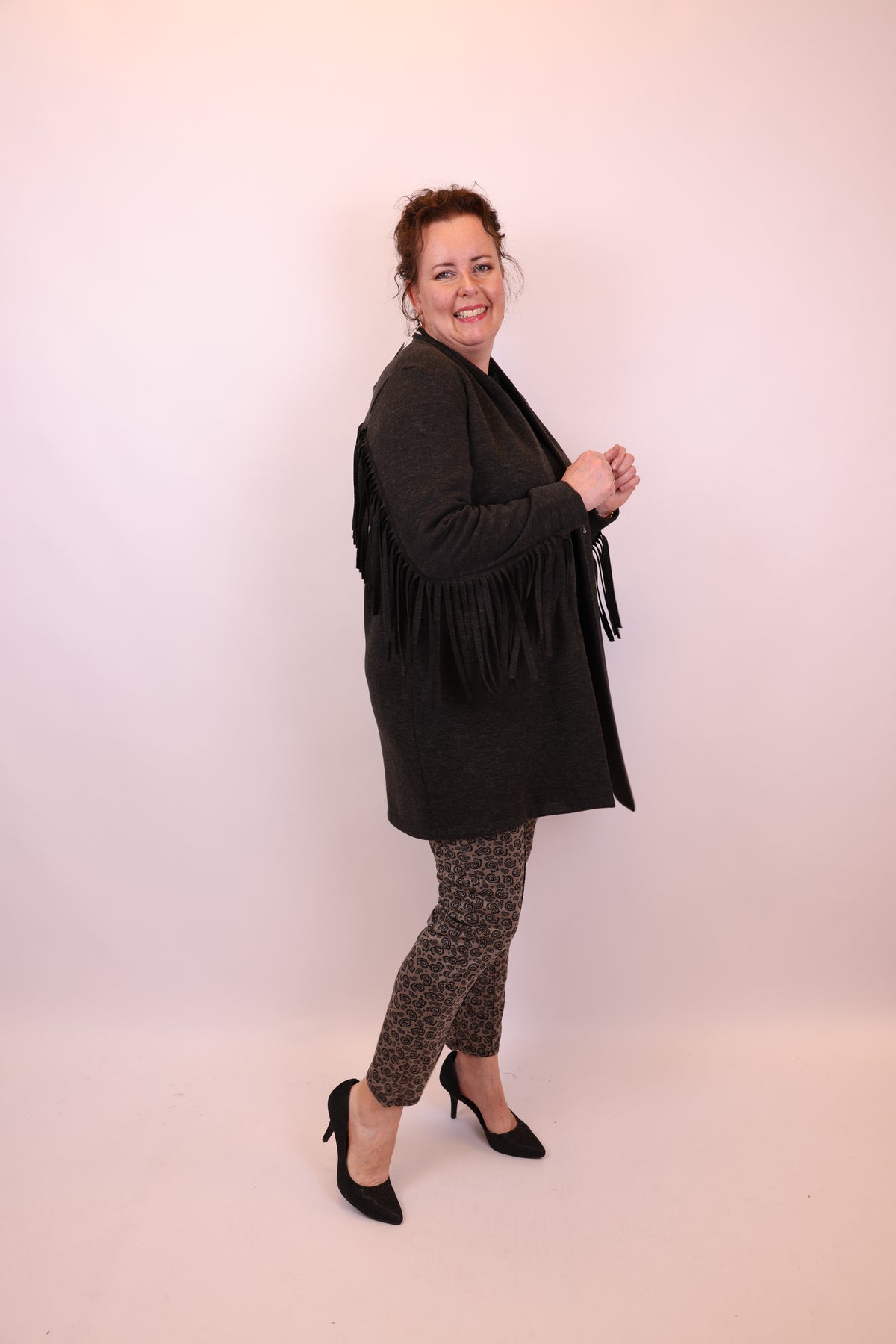 Evi | Vest grijs