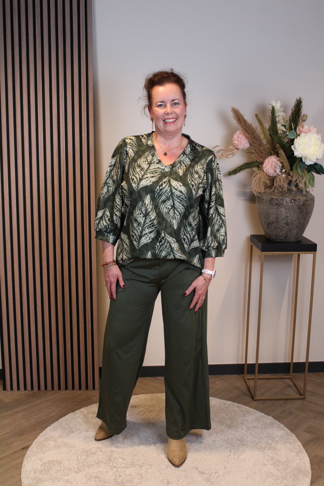 Kiki | Broek groen 40 t/m 44