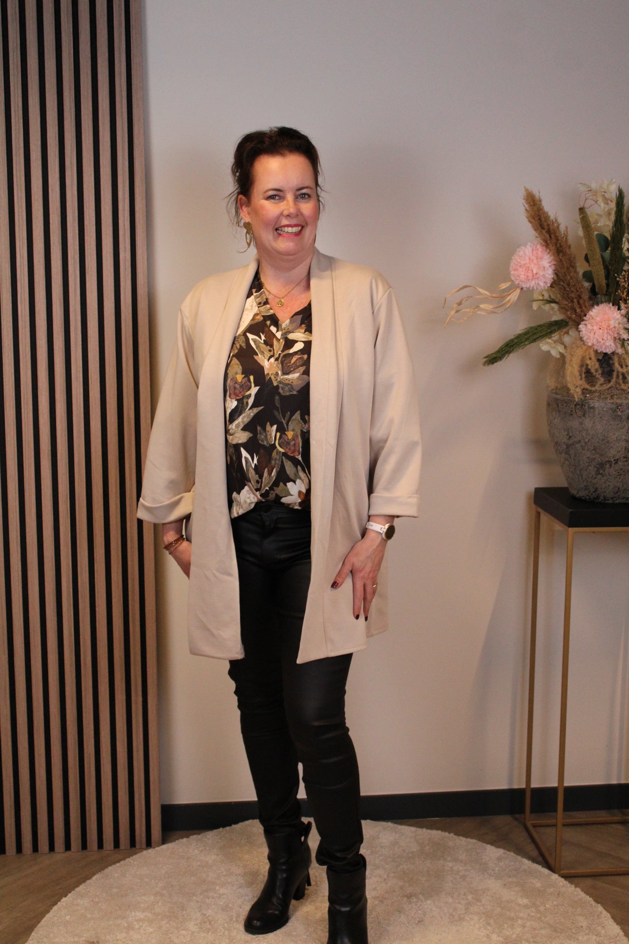 Liv | vest beige 46 t/m 50