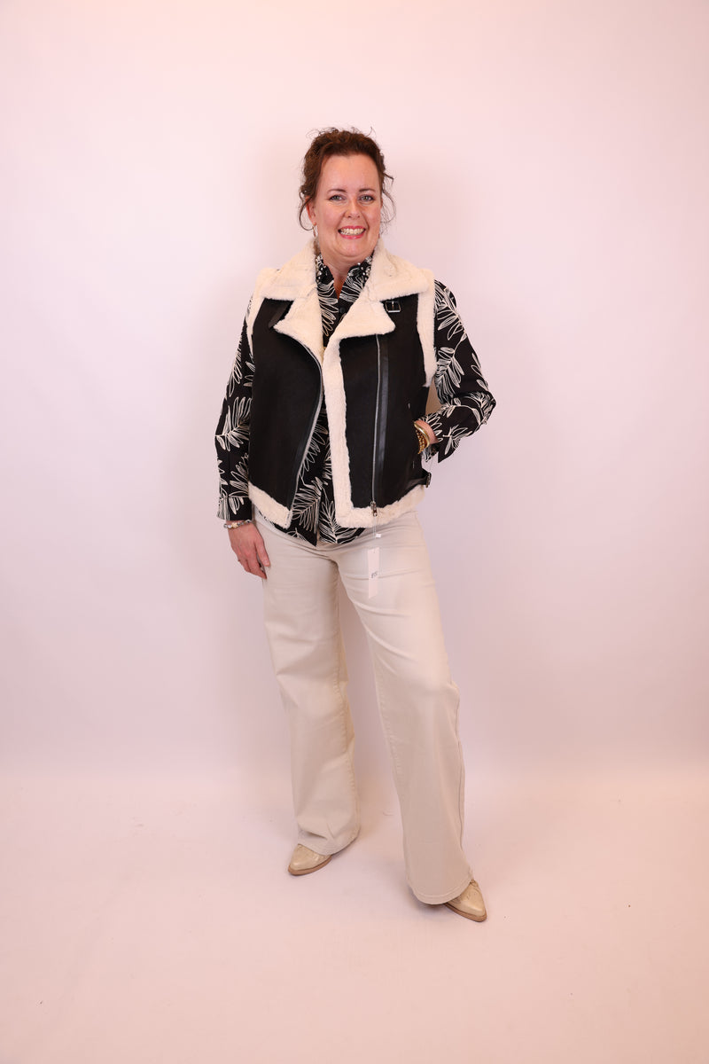 Bente | Gilet zwart