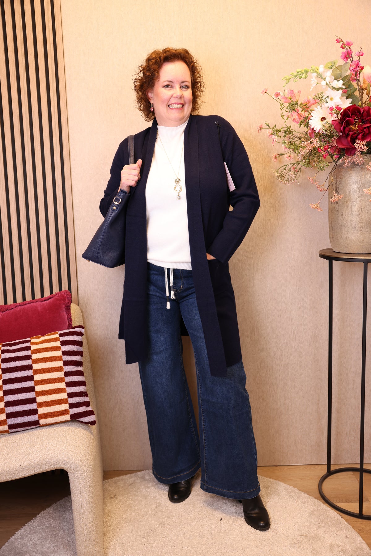 Noor | Vest navy