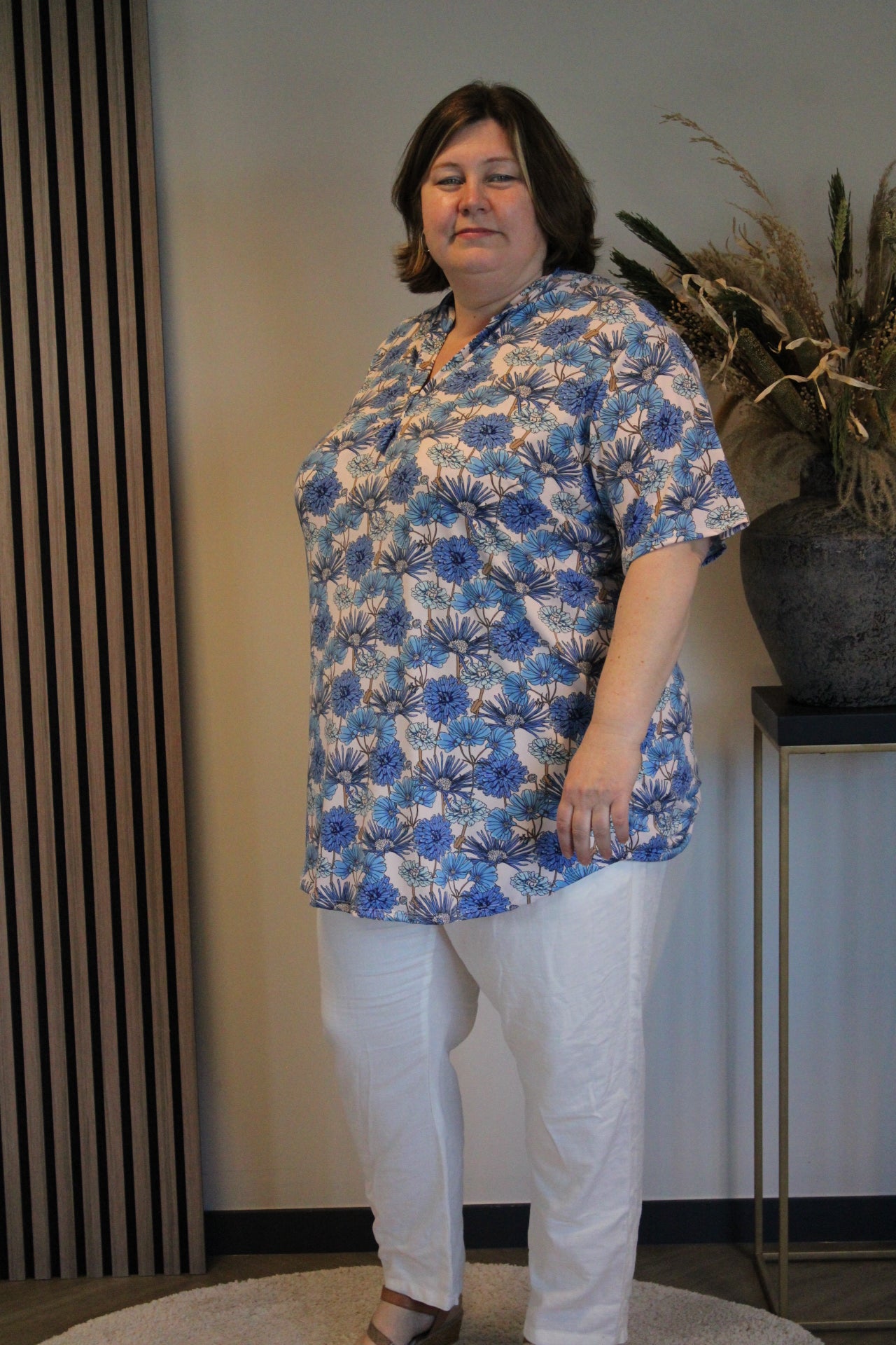 Josephine | Blouse korte mouw 52 t/m 58