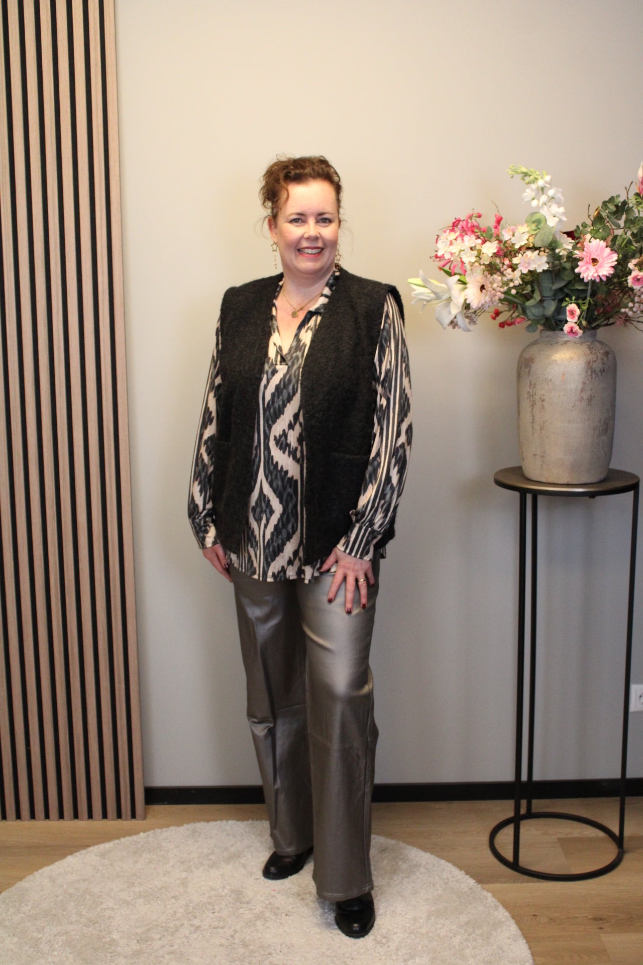 Kris | Gilet zwart 54 t/m 58