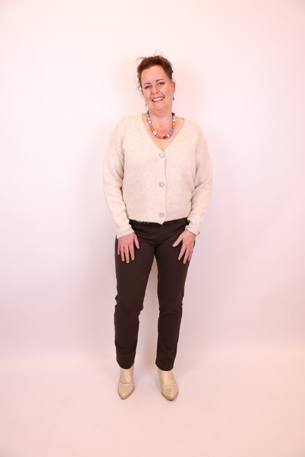 Yara | Vest beige