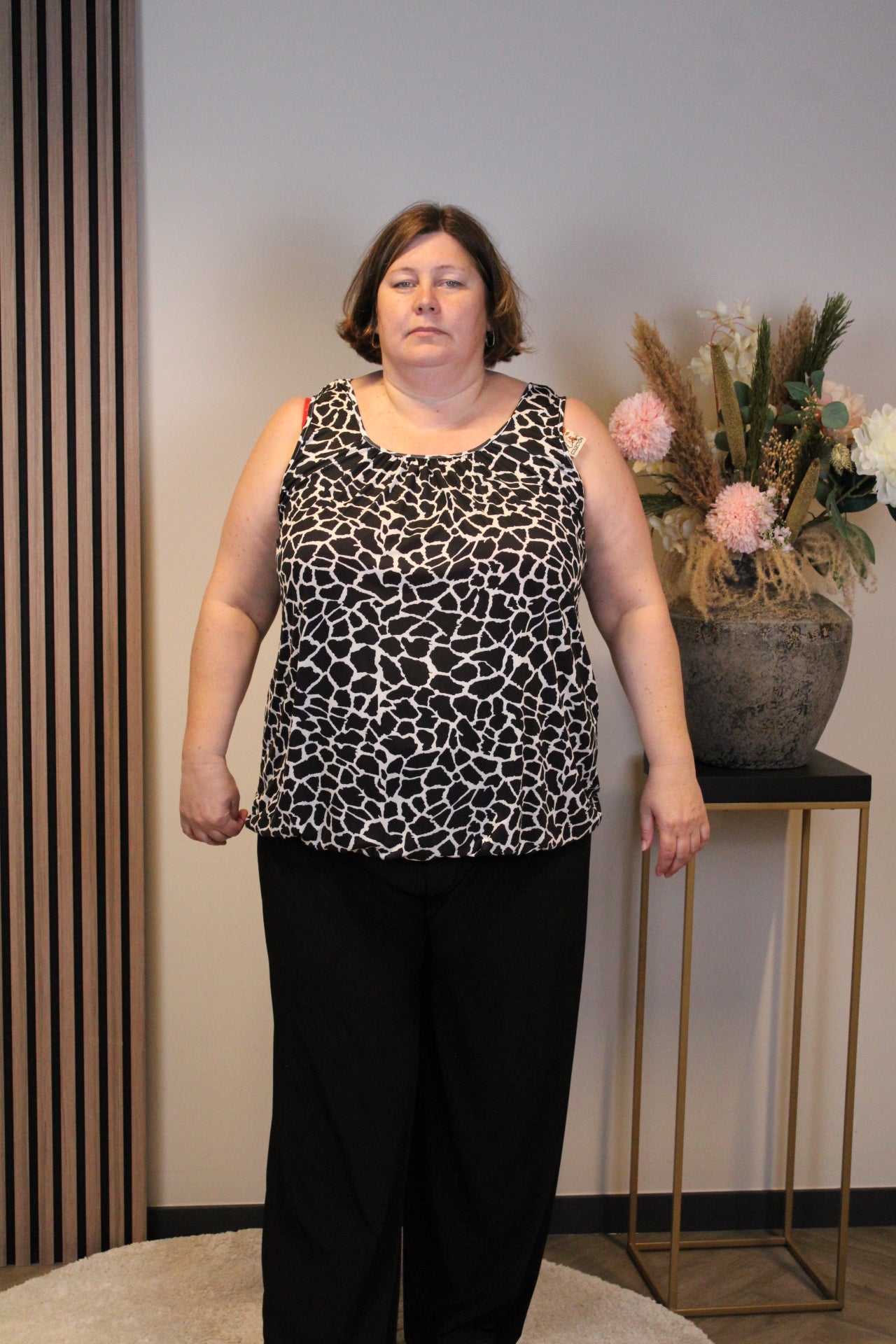 Roxy | top zwart 52 t/m 58