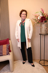 Noor | Vest wit/beige