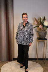 Rina | Blouse zwart