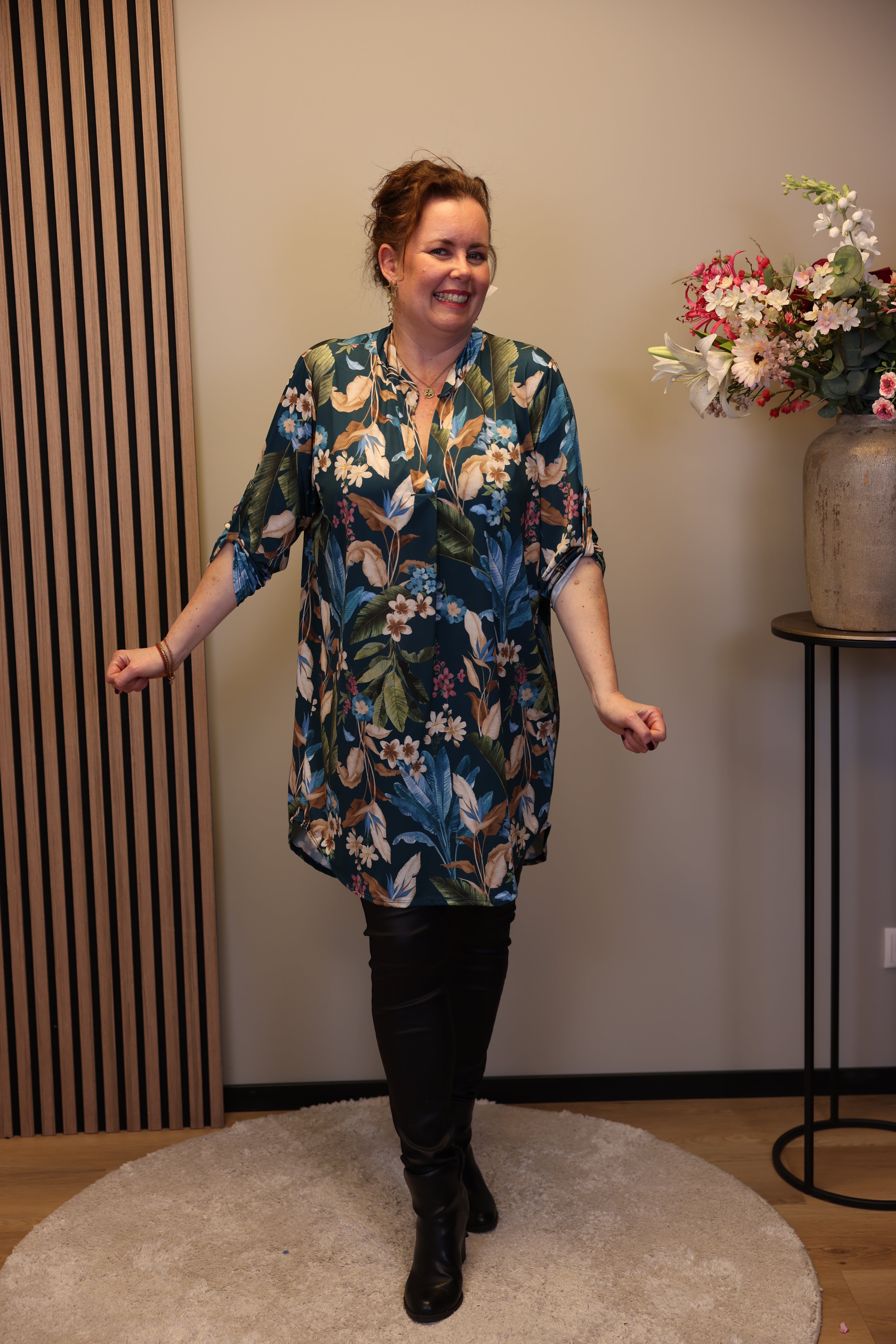 Noëlle | tuniek aqua 38 t/m 48