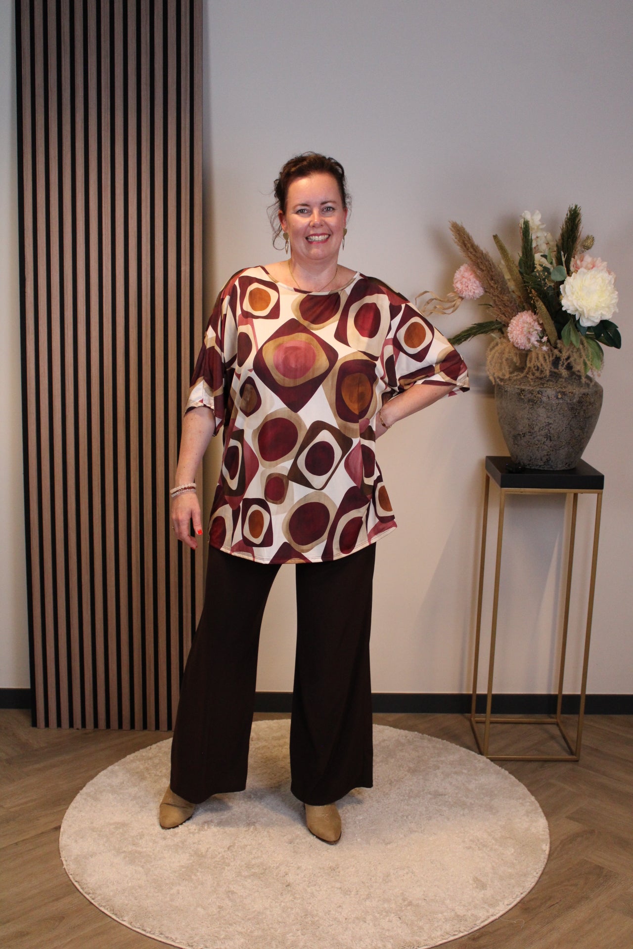 Lotte | Top donker roze 48 t/m 52
