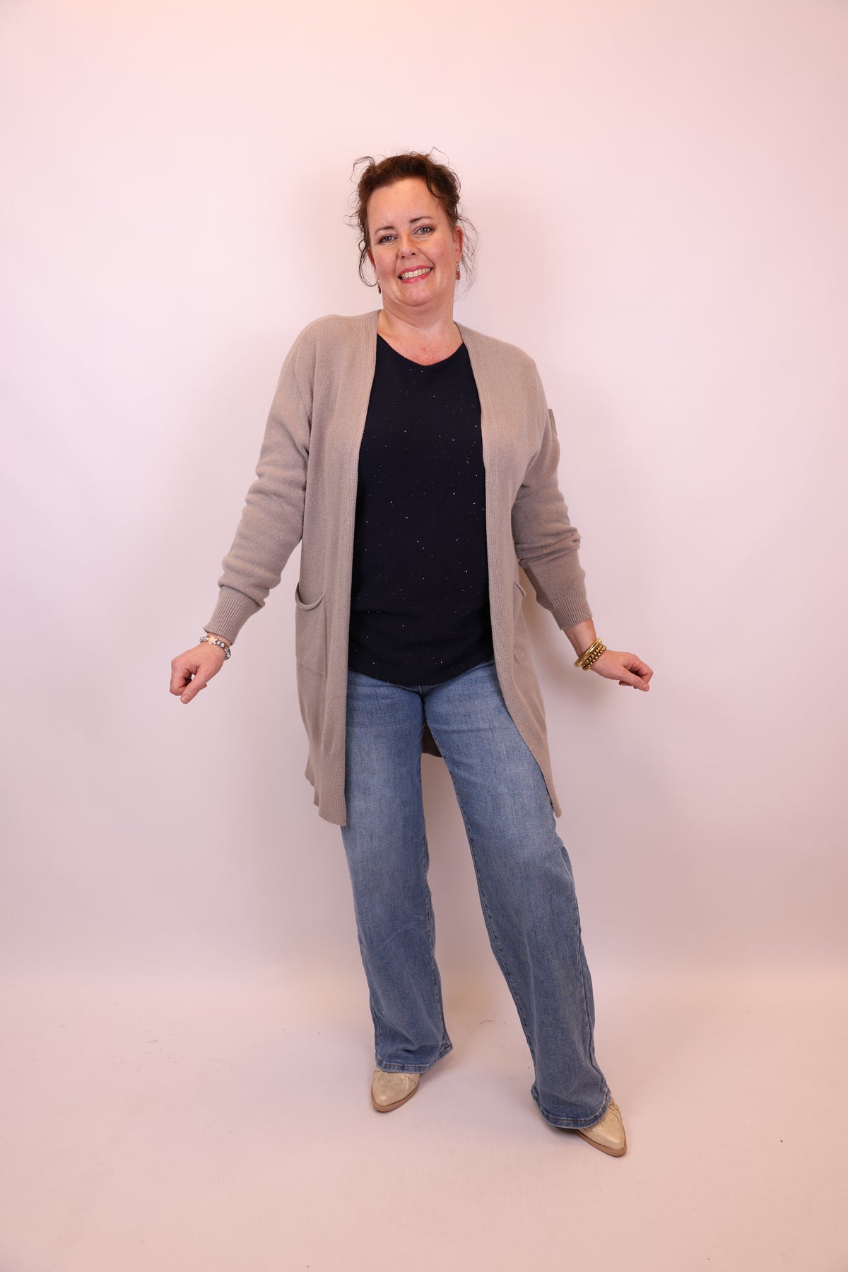 Nora | Vest taupe
