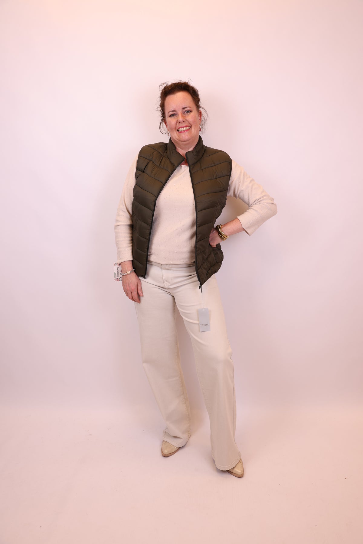 Genke | Bodywarmer groen