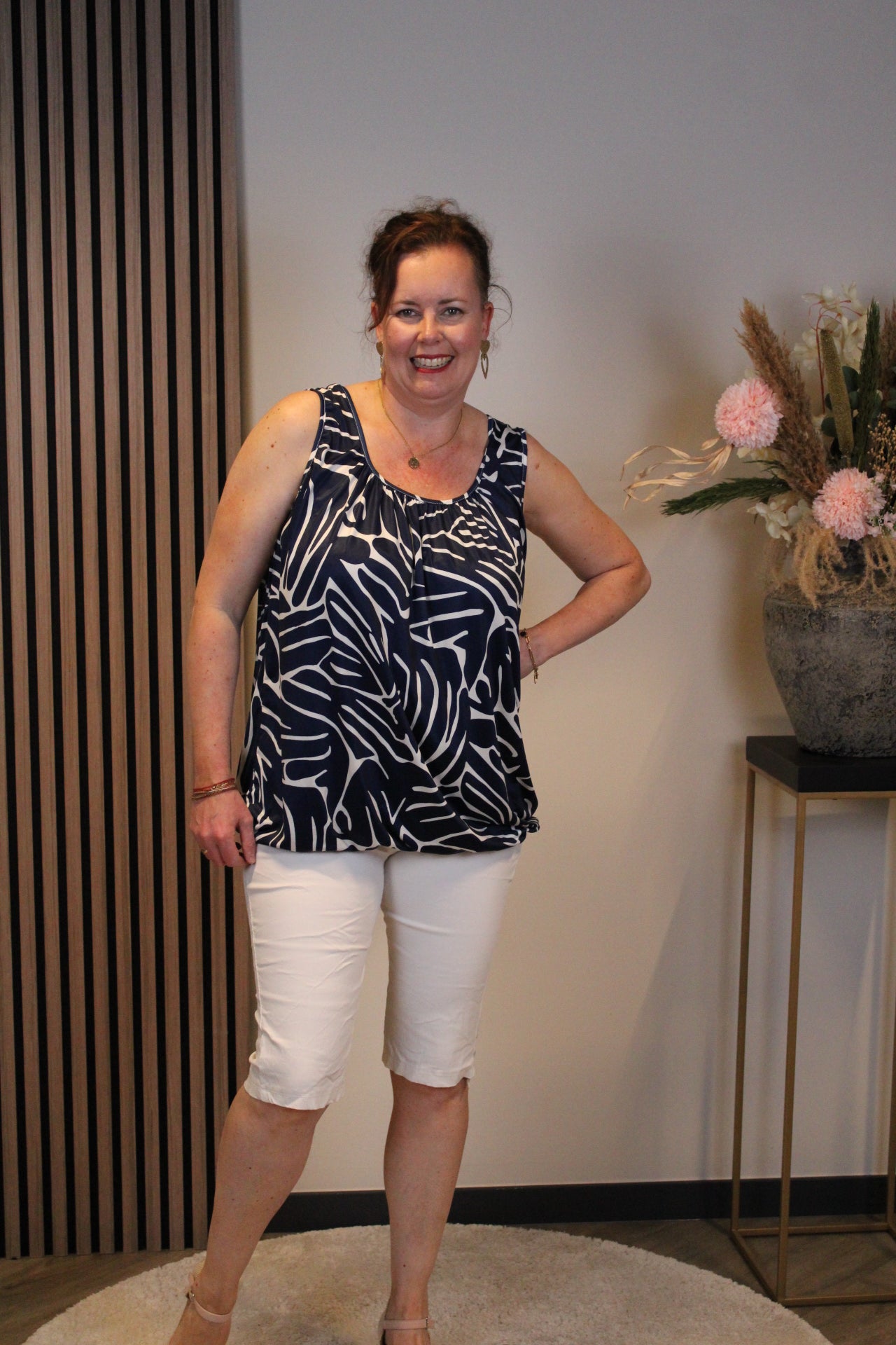 Hailey | top blauw 38 t/m 48