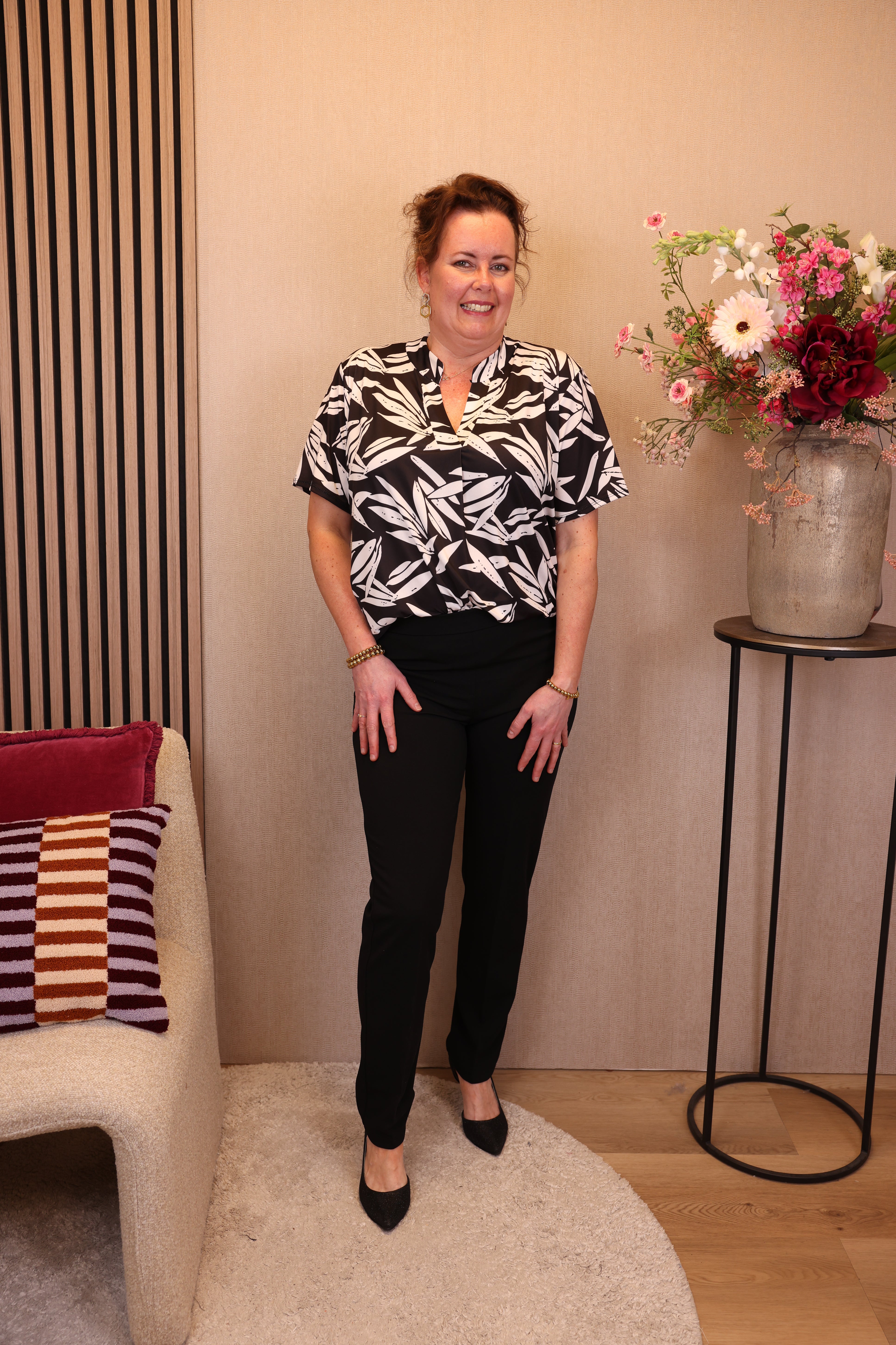 Lief | Broek zwart viscose