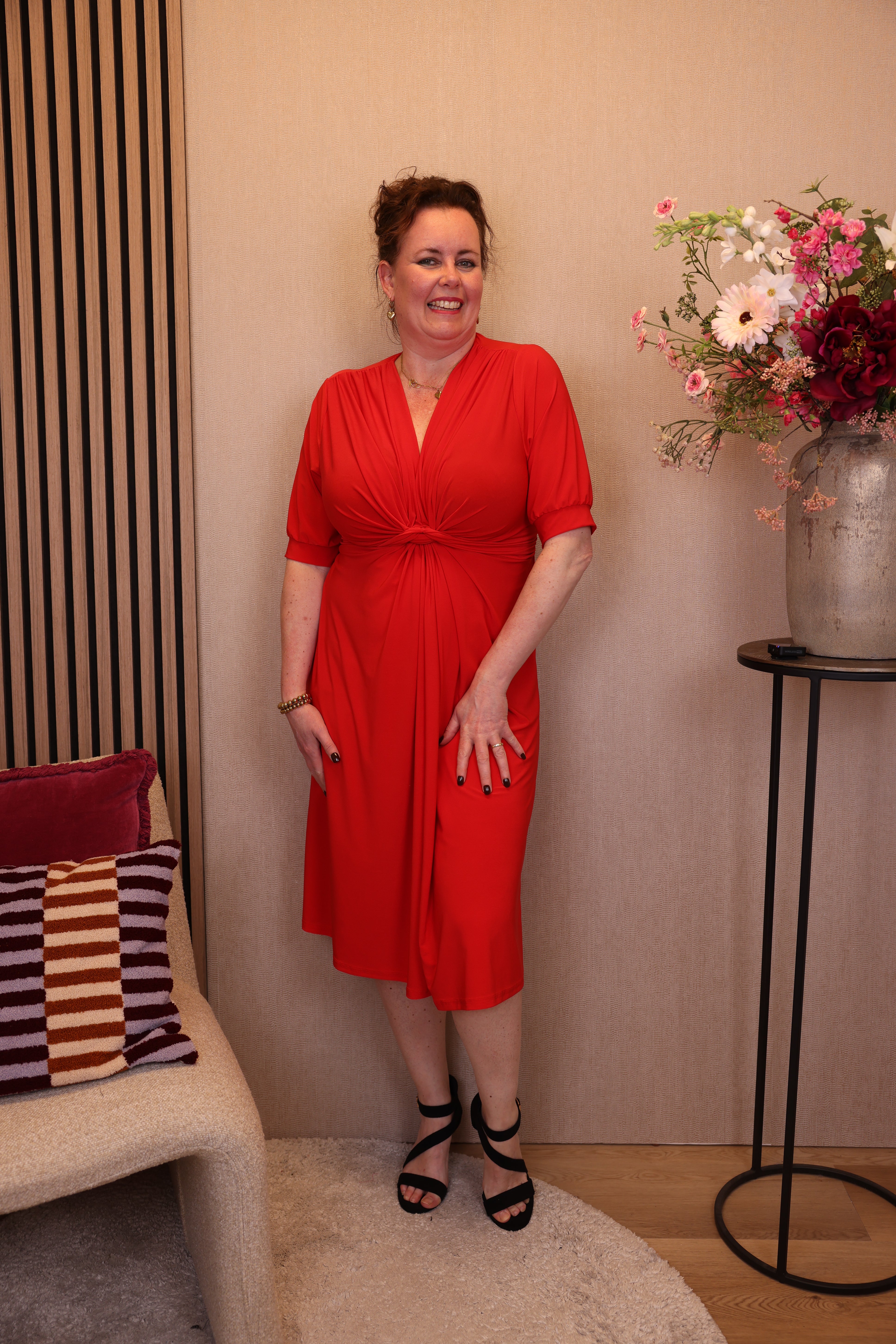 Maja | Jurk rood