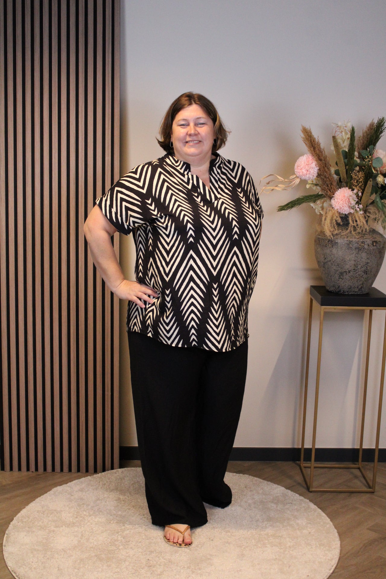 Femke | Top zwart viscose