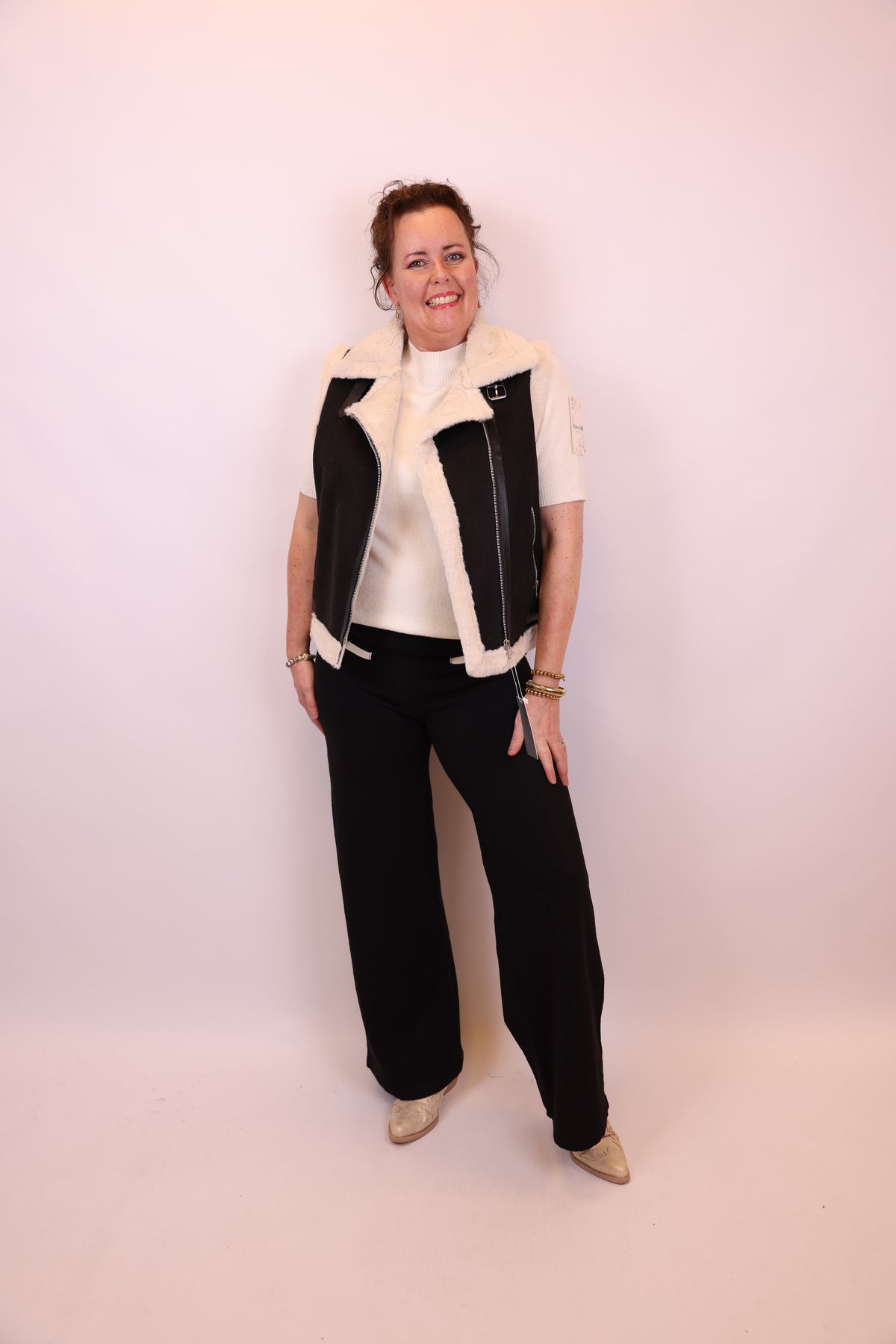 Bente | Gilet zwart