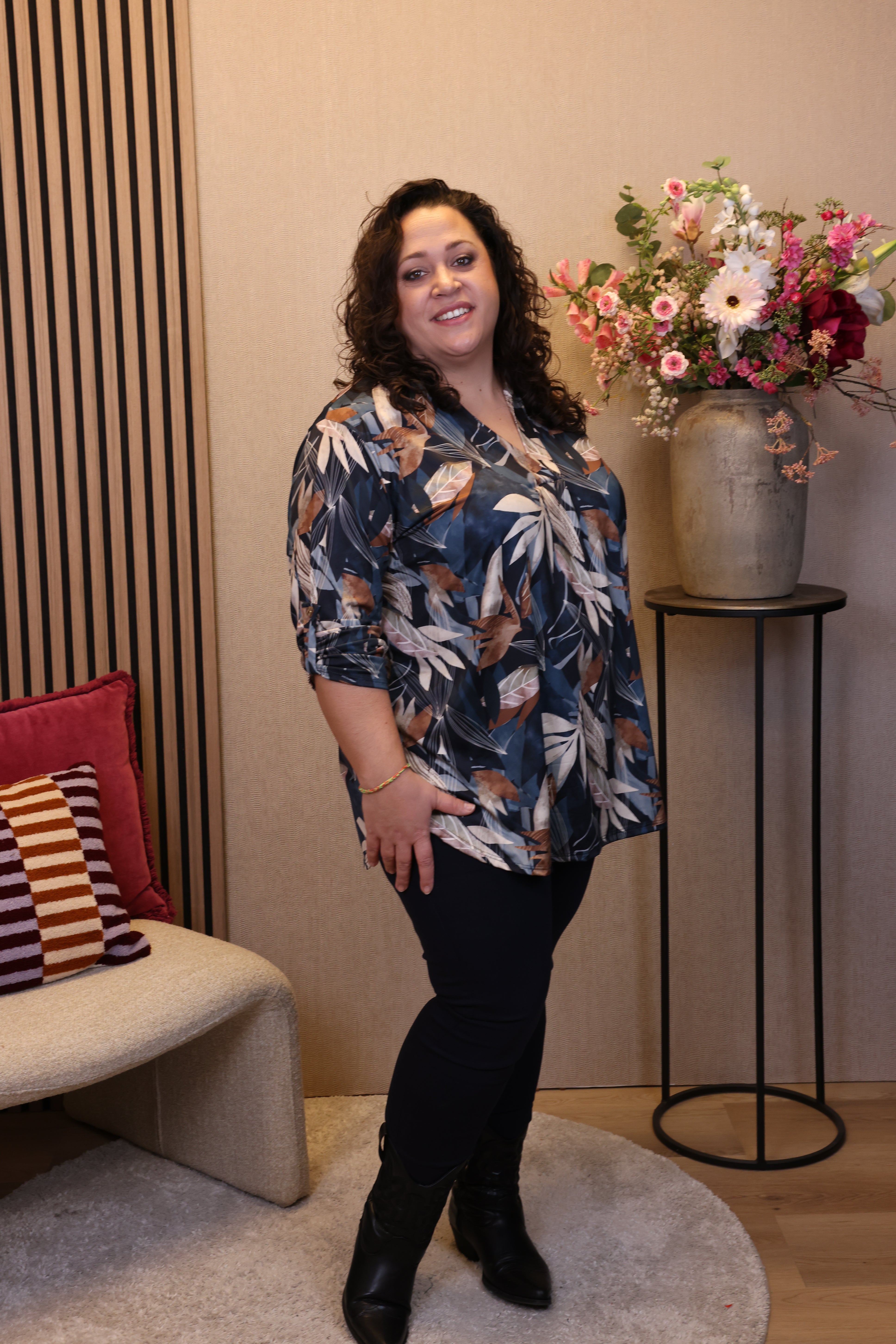 Samira | Blouse blauw