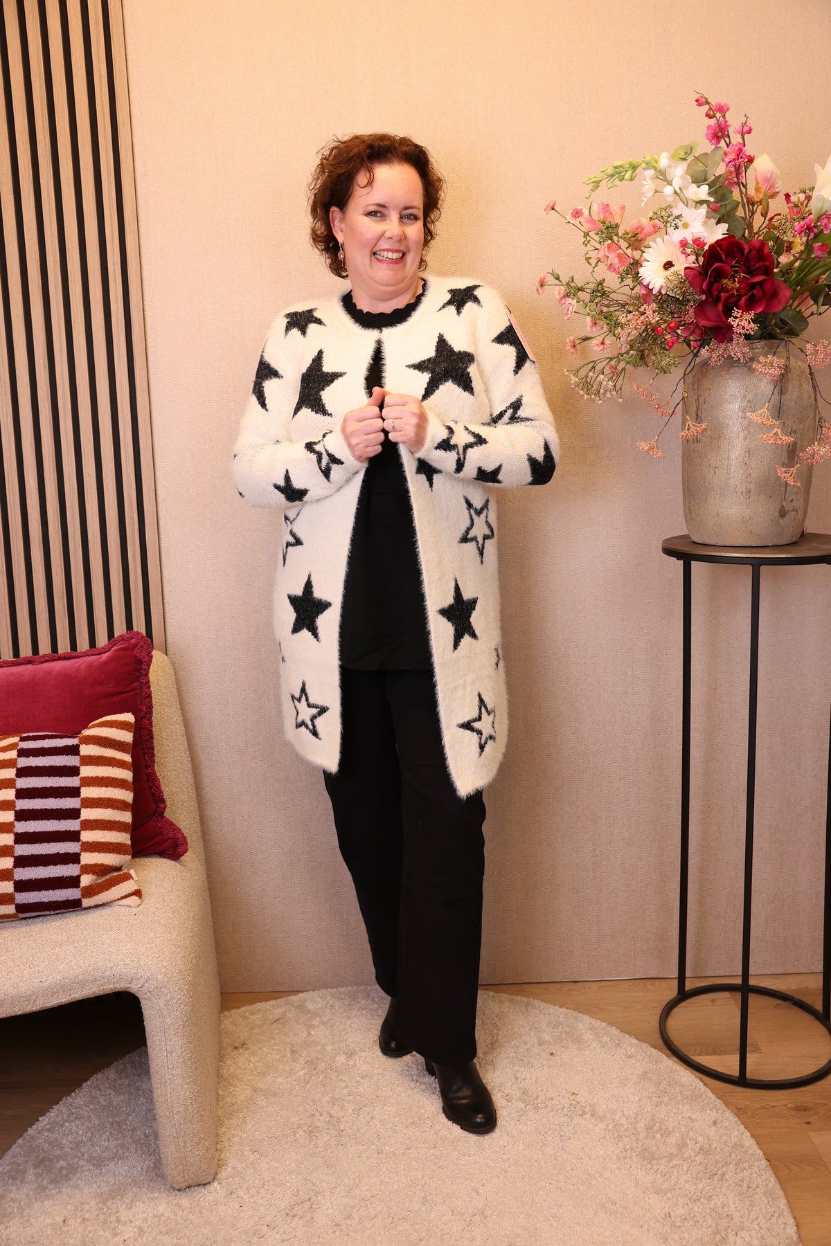 Star | Vest wit/beige
