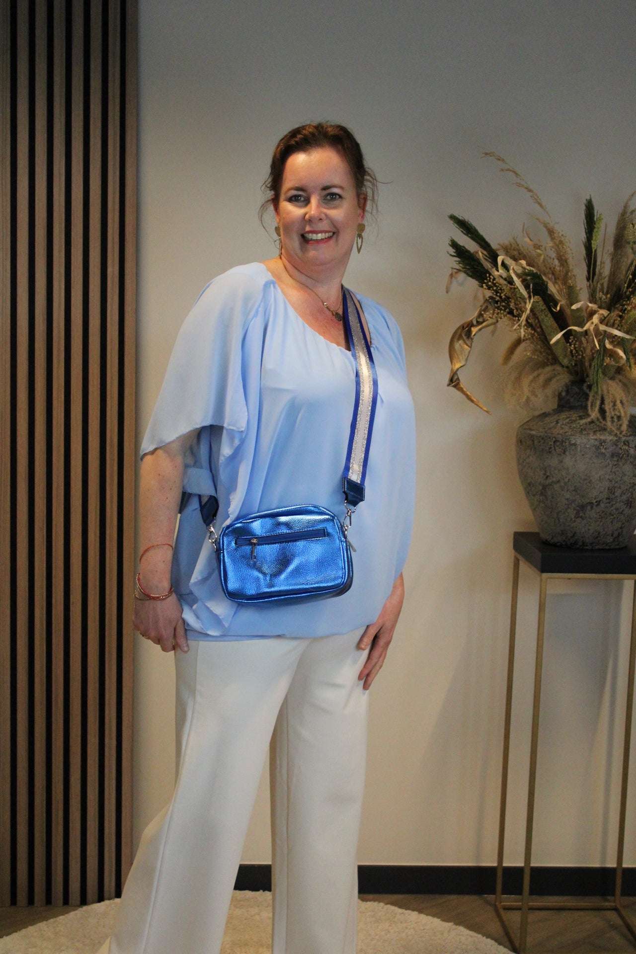 Diana - Tas glitter donker blauw