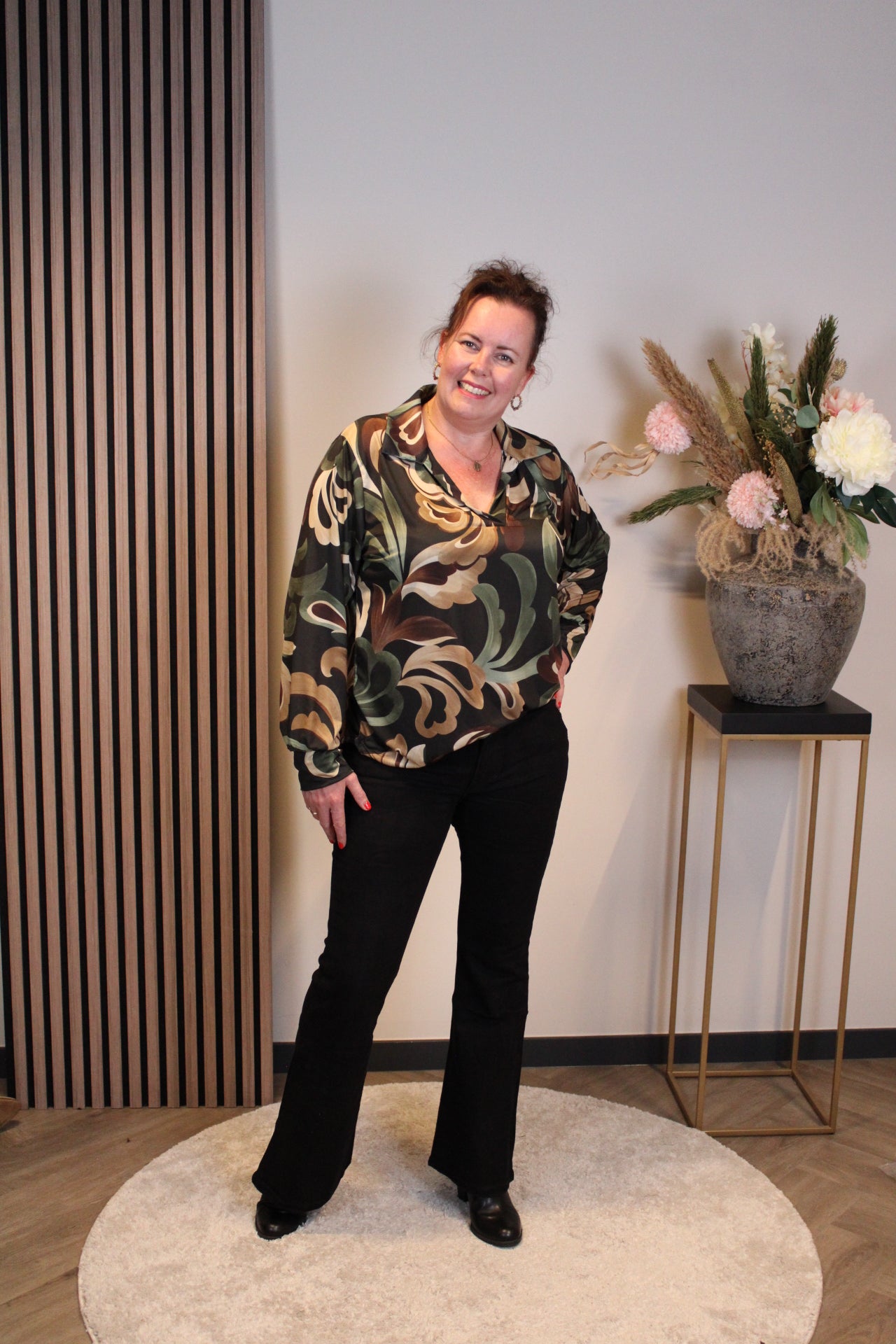 Anja zwart | Flared Jeans