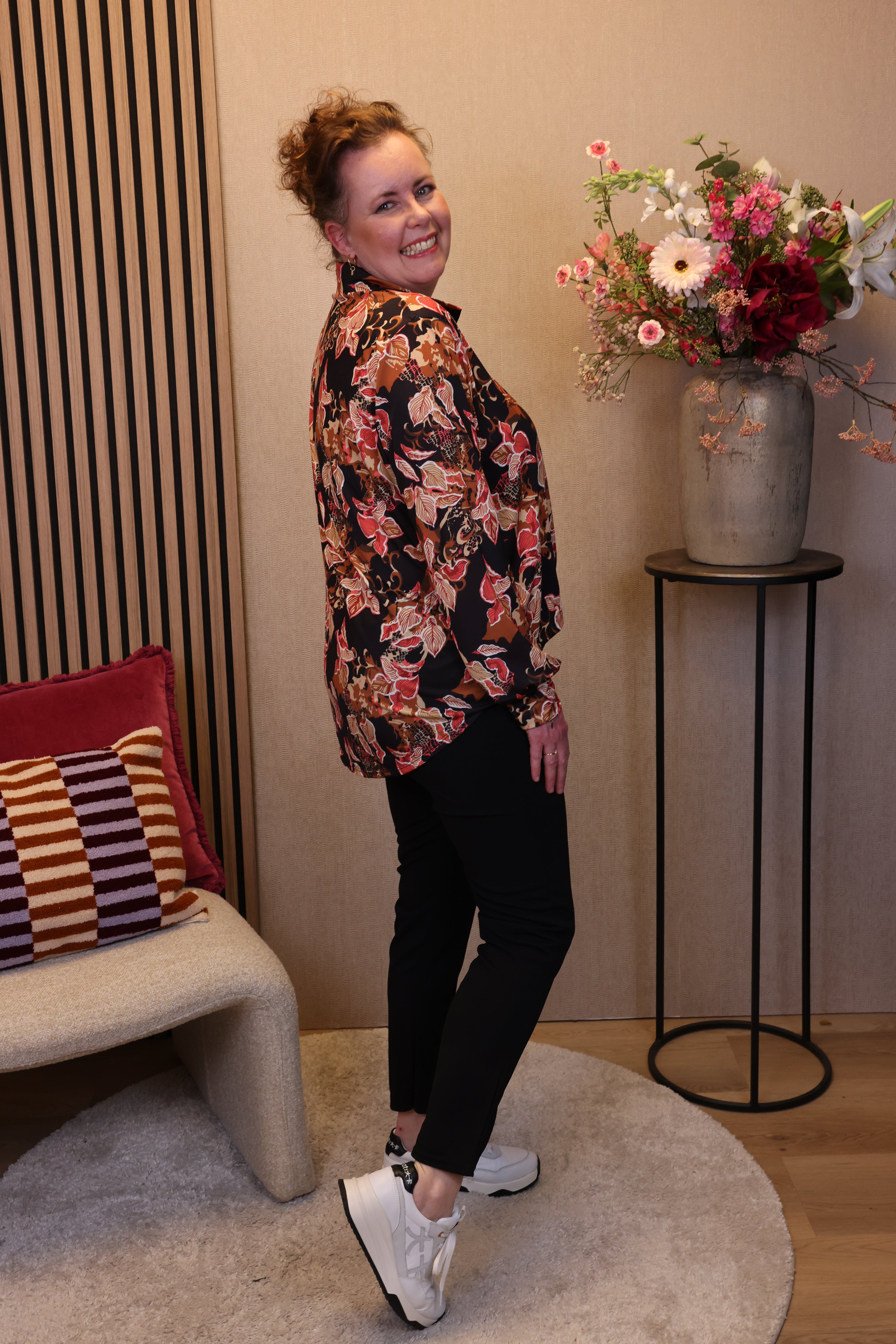 Lilly | Broek zwart viscose