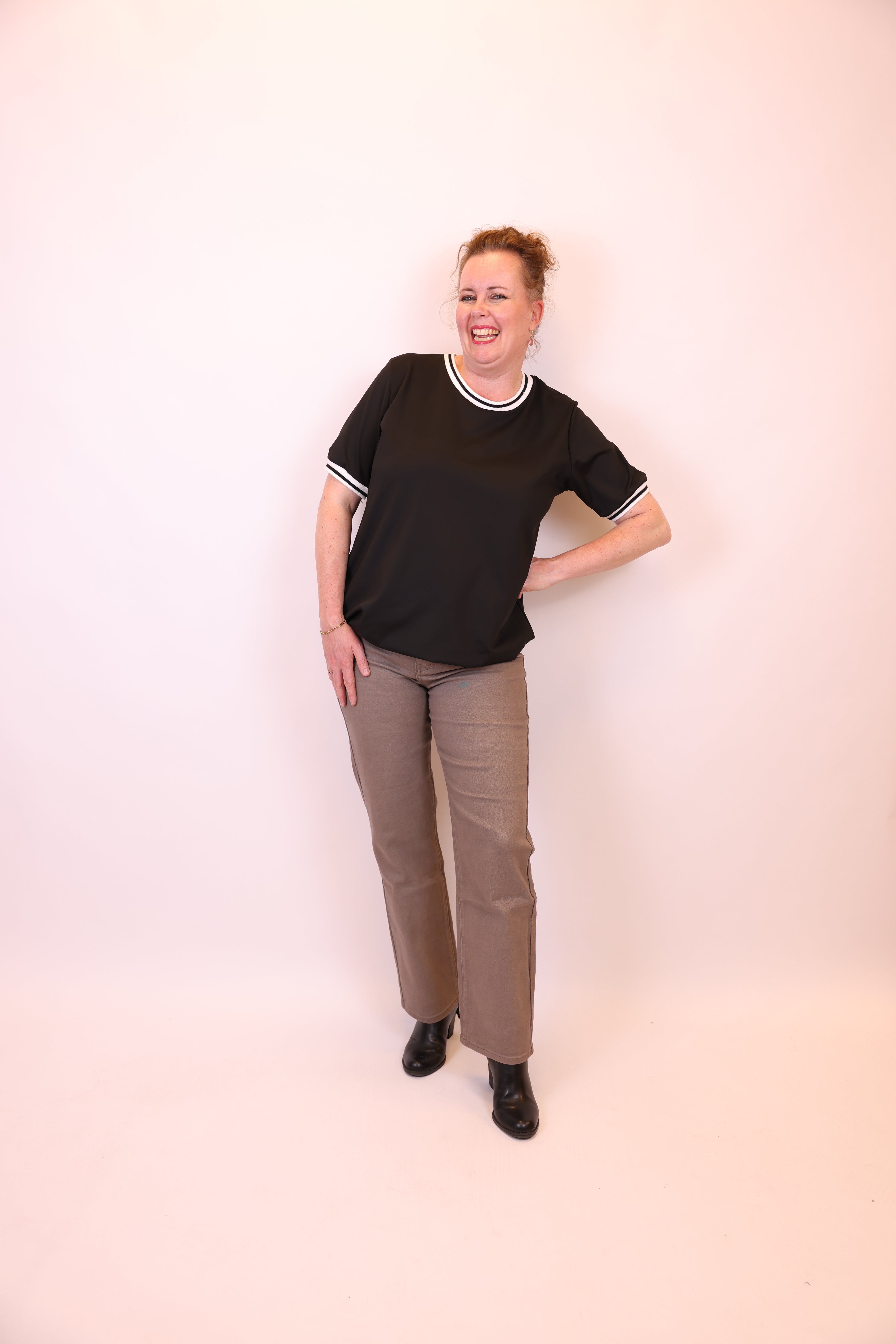 Hilda | Jeans taupe 38 - 48