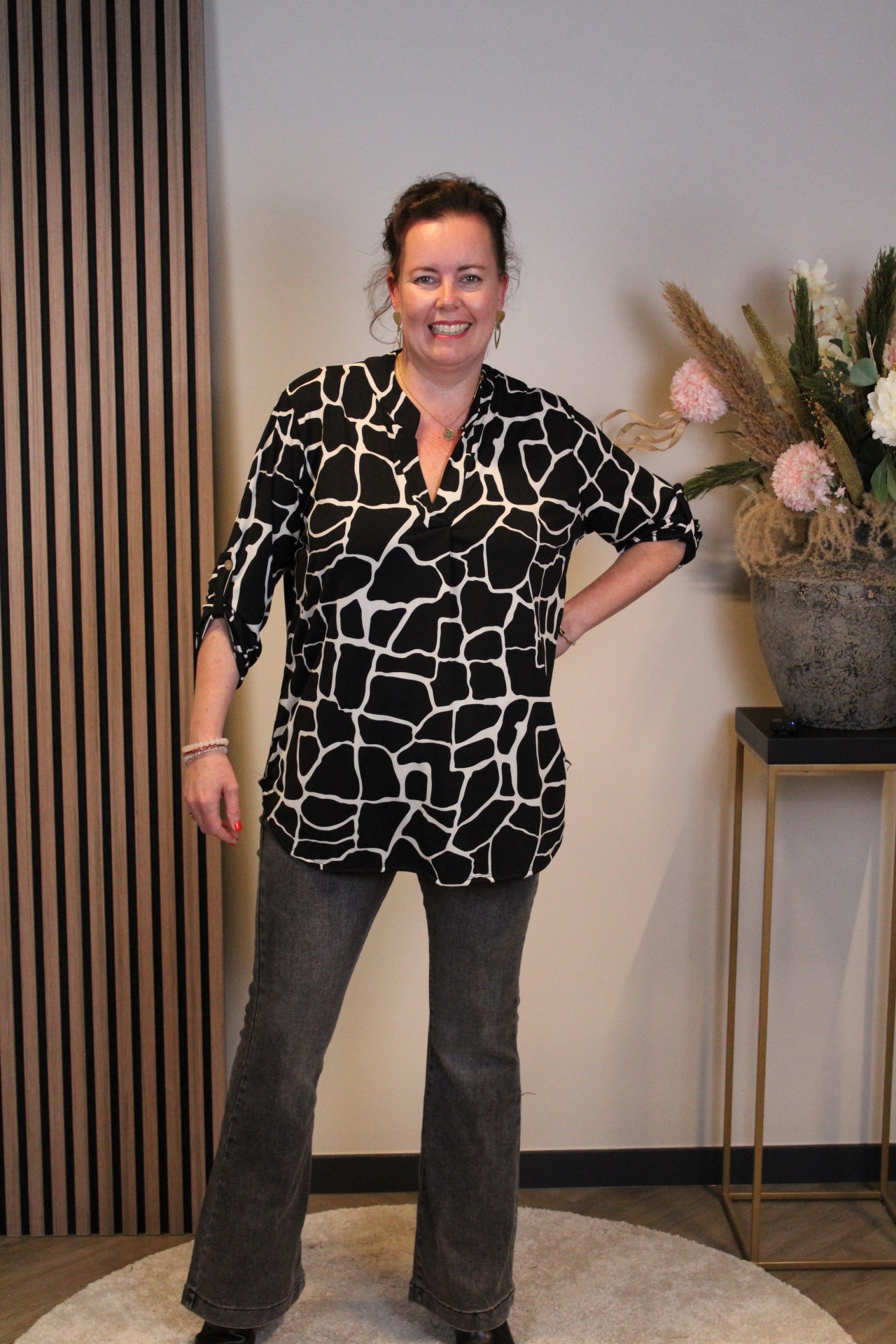 Miriam | Blouse lange mouw 38 t/m 48