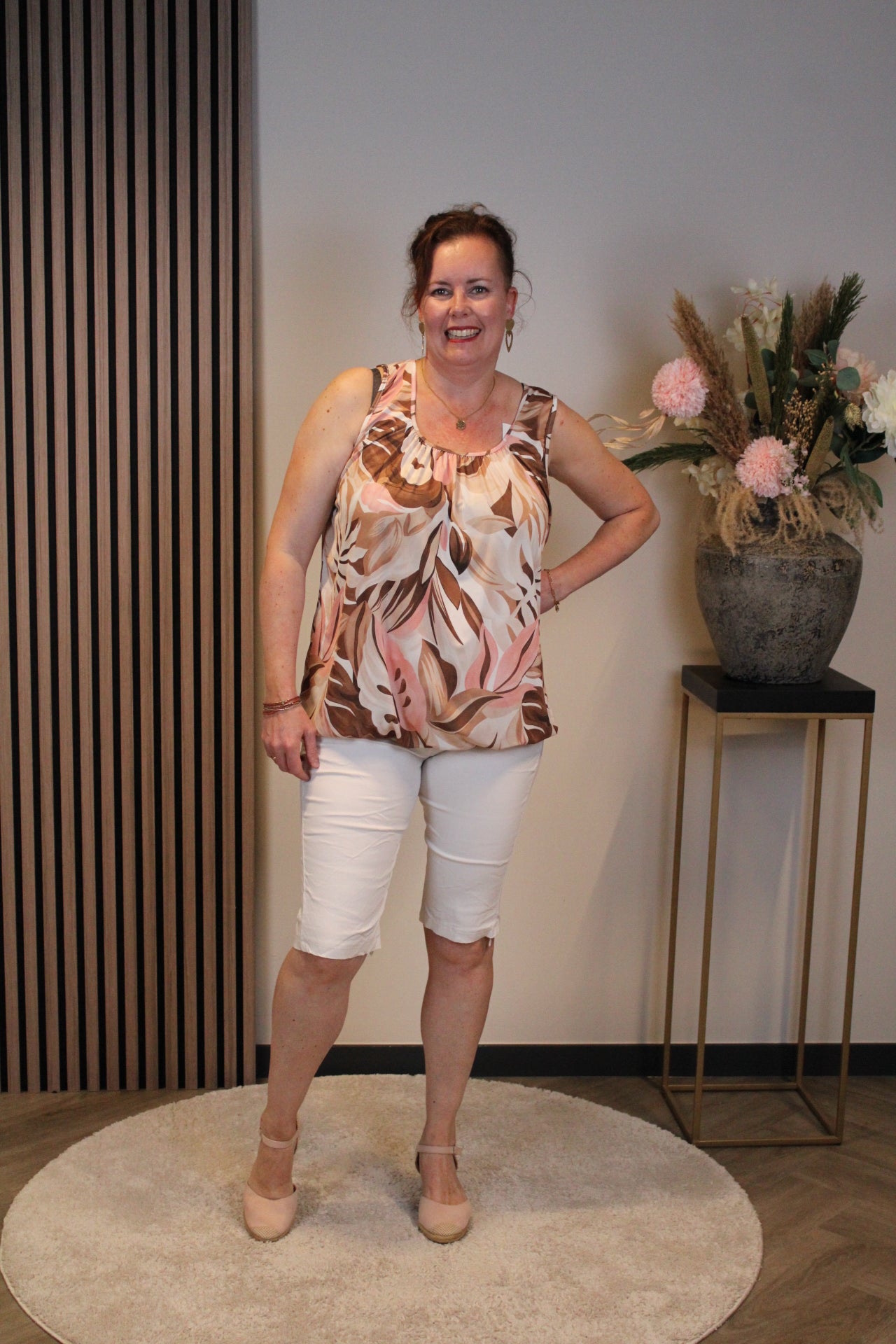 Veerle | top beige 38 t/m 48