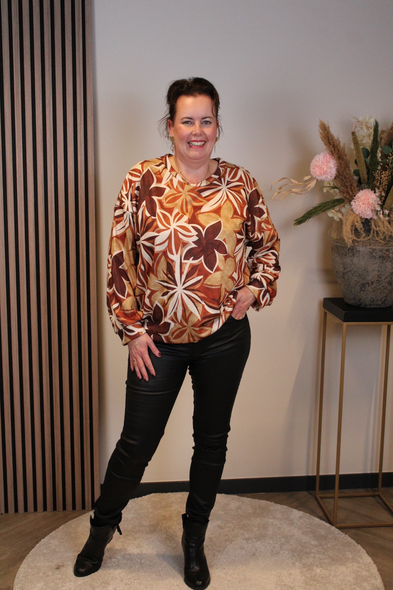 Amoura | trui oranje 46 t/m 50