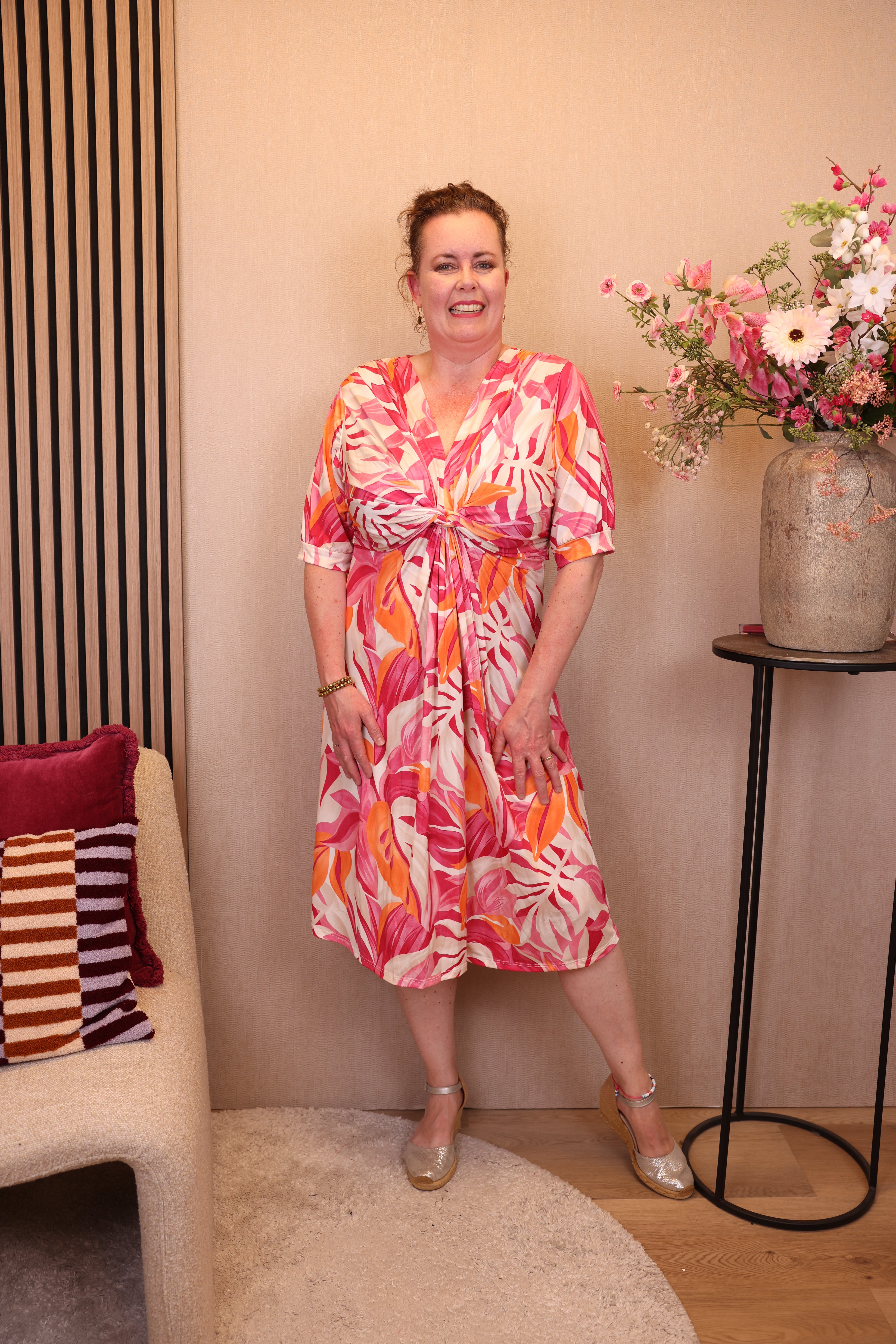 Mirthe | Jurk roze