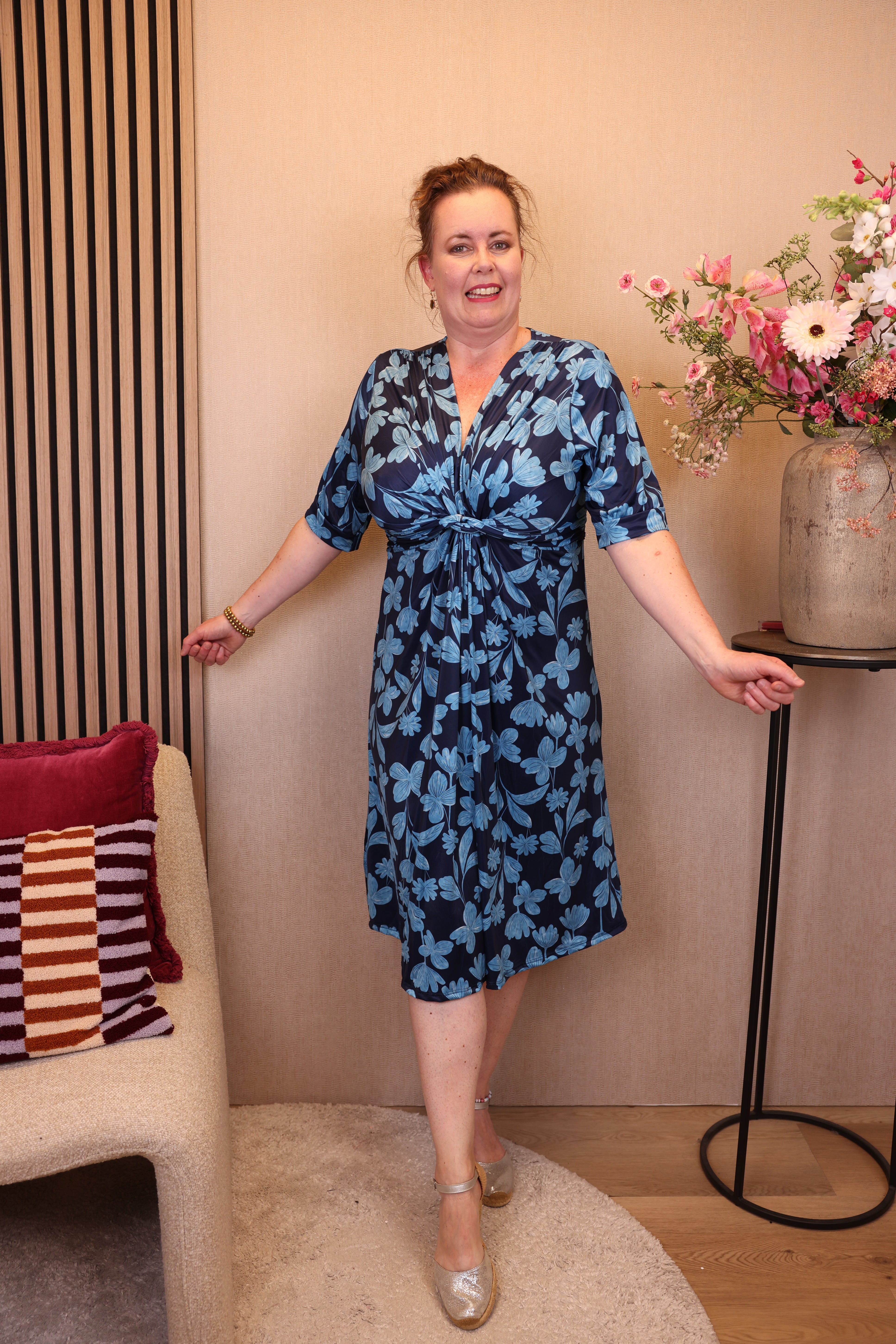 Mayra | Jurk blauw