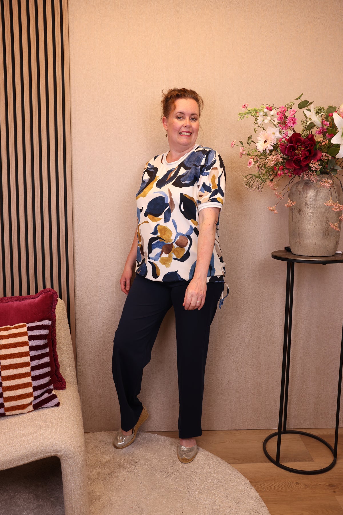 Elin | Top blauw