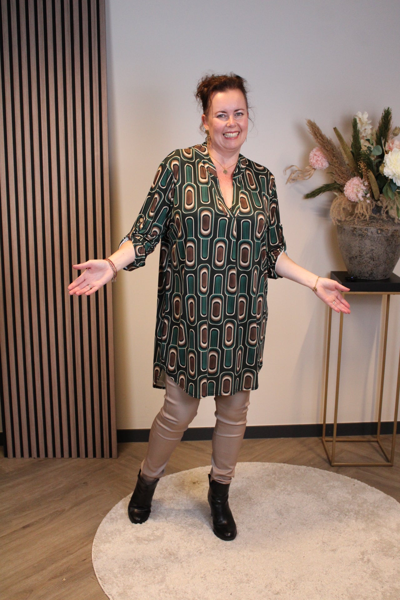 Tineke | tuniek groen 38 t/m 48