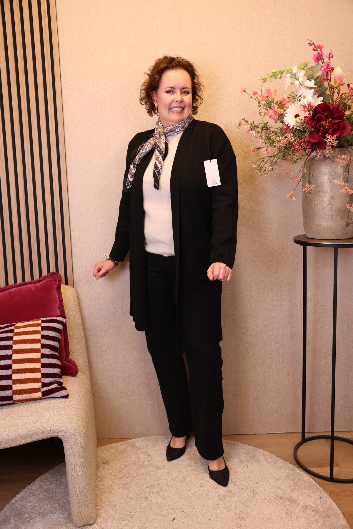 Noor | Vest zwart
