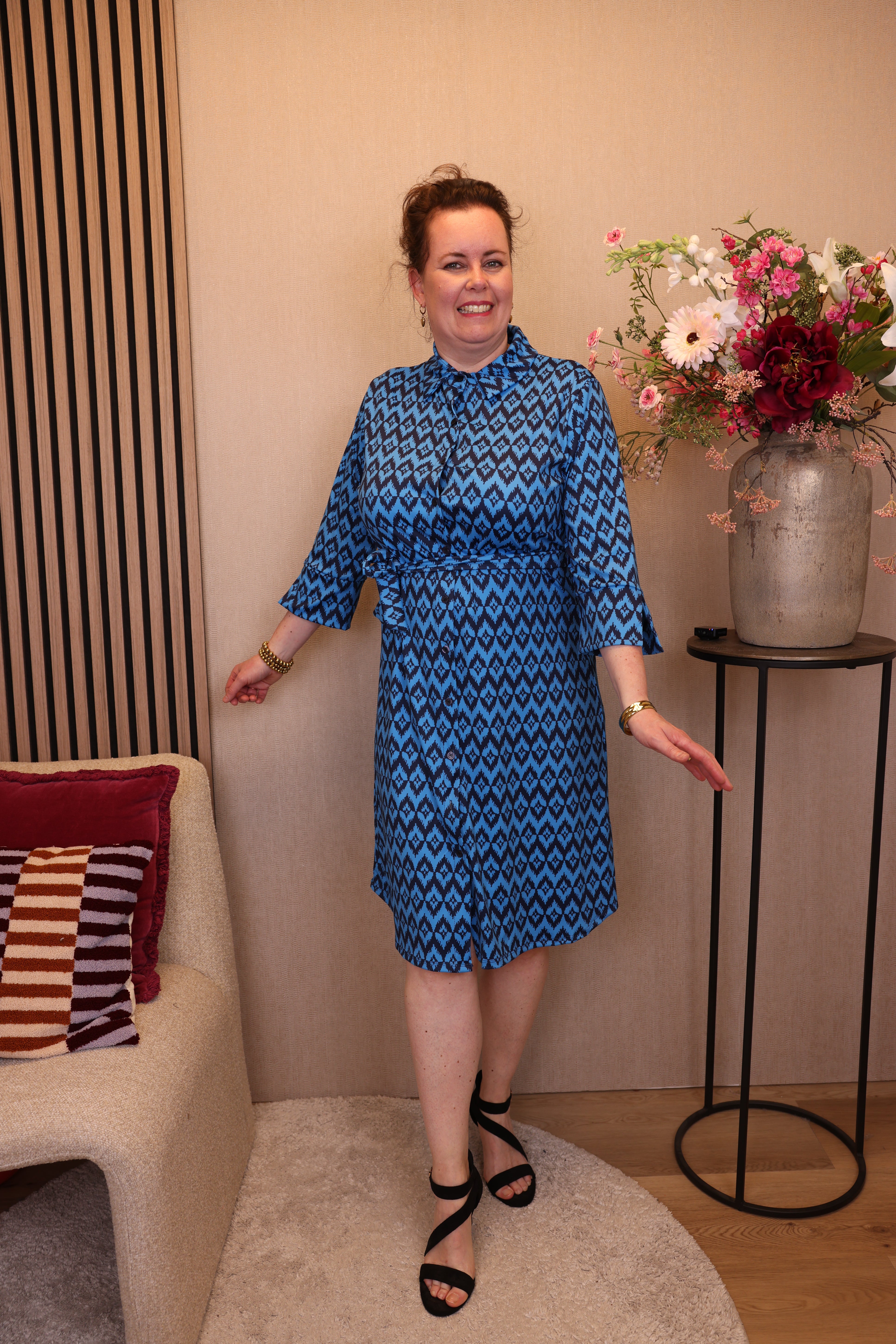 Cantal | Jurk blauw