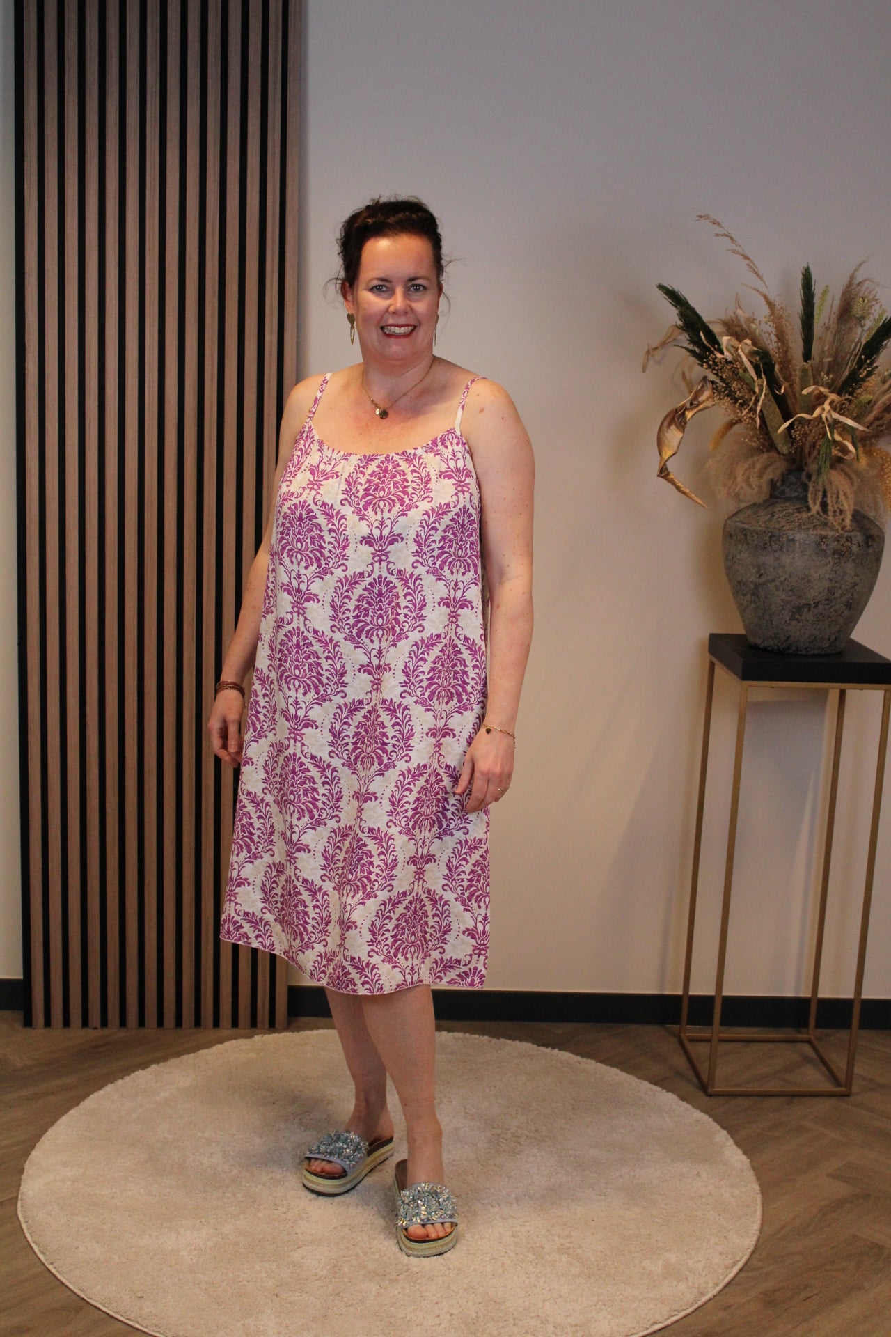 Olivia | Jurk paars 38 t/m 46