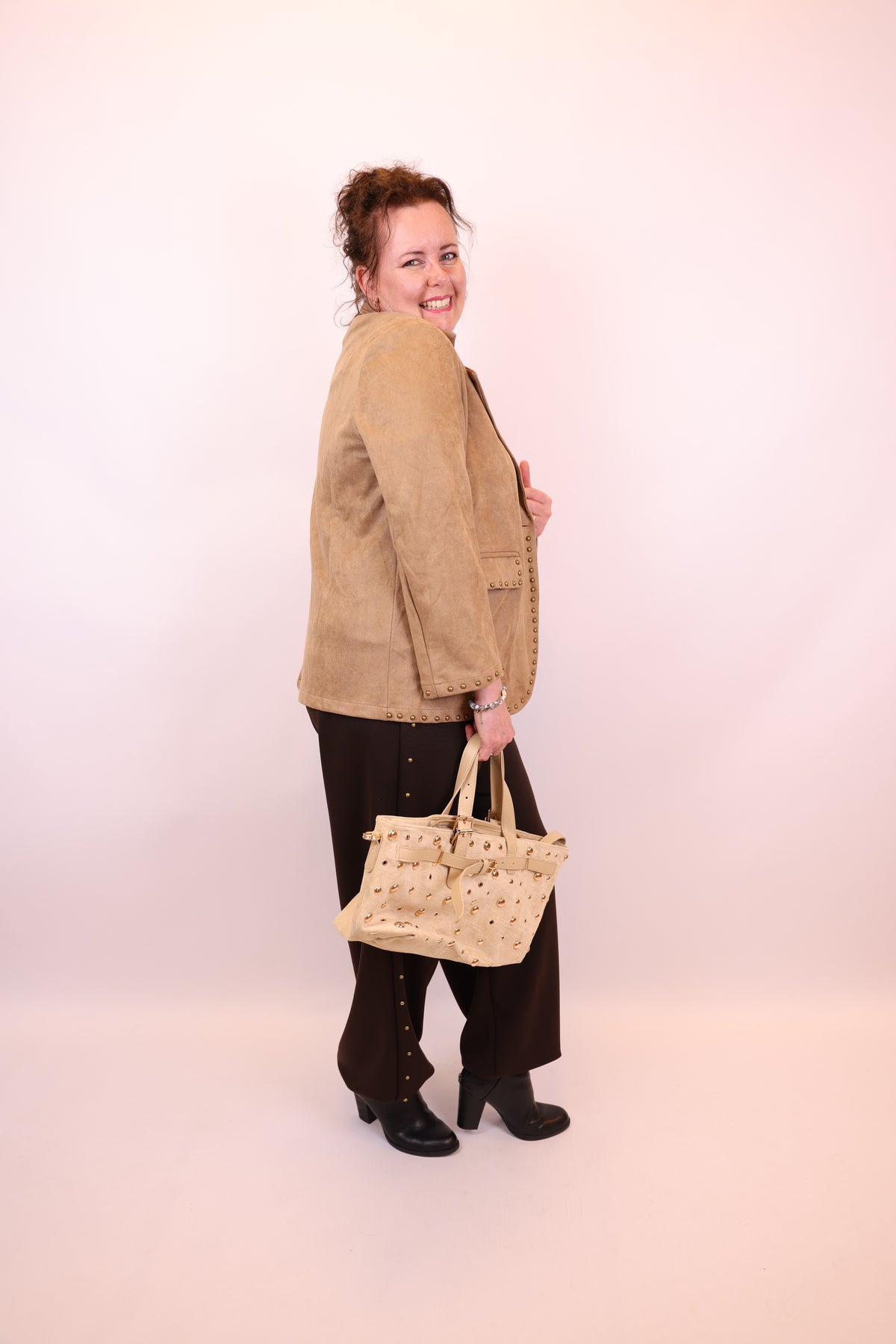 Jolie | Broek bruin
