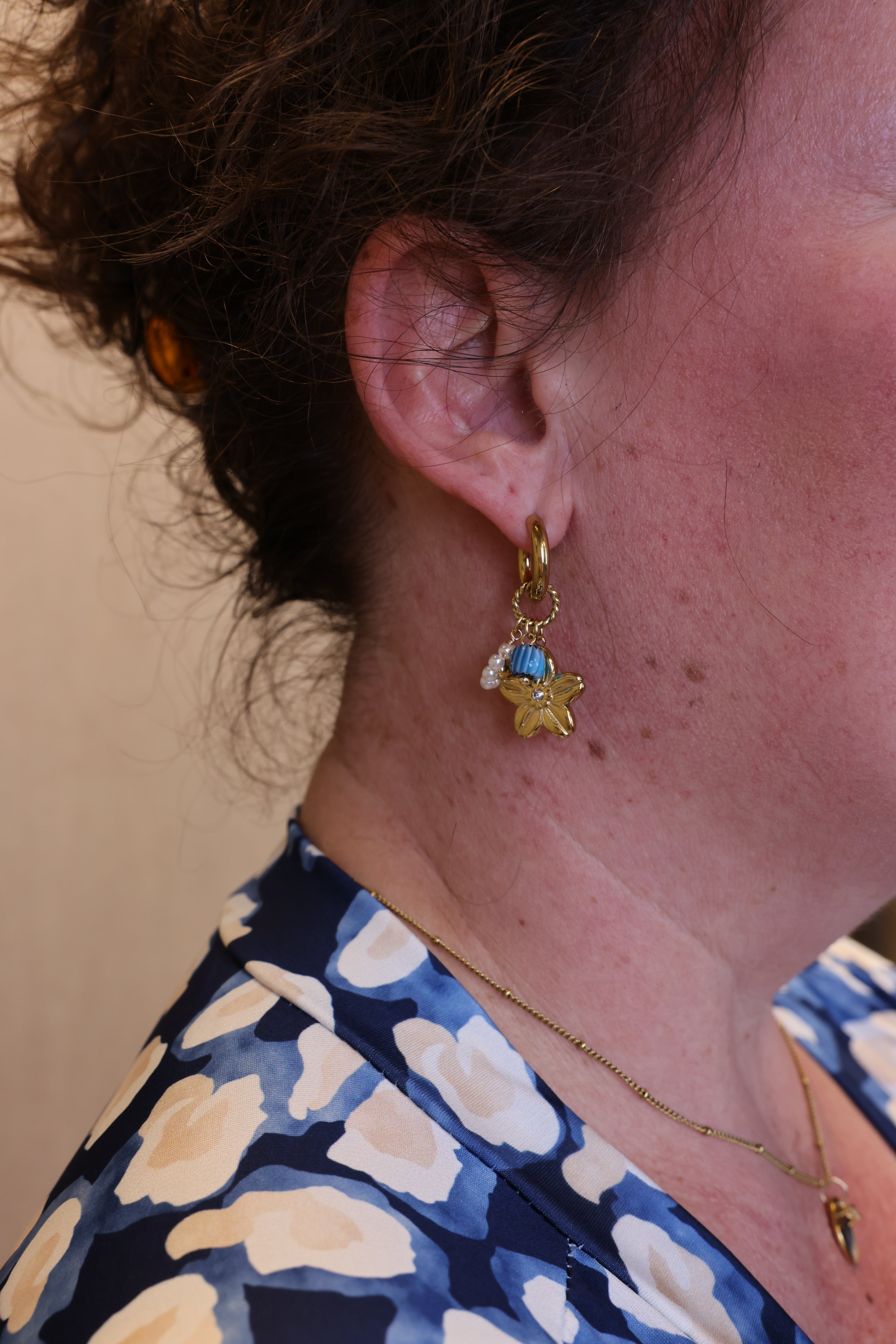 Sarina | Oorbellen goud