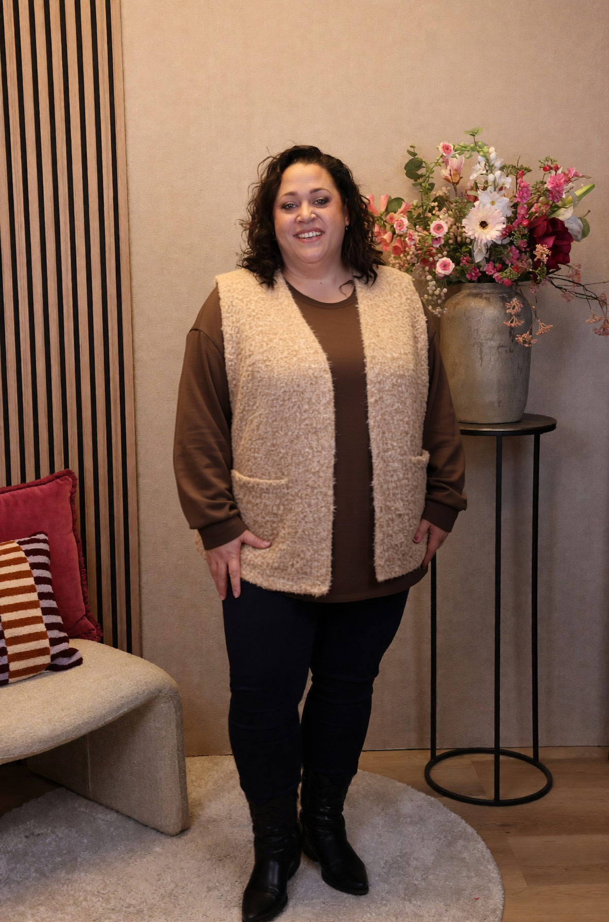 Luna | Gilet beige