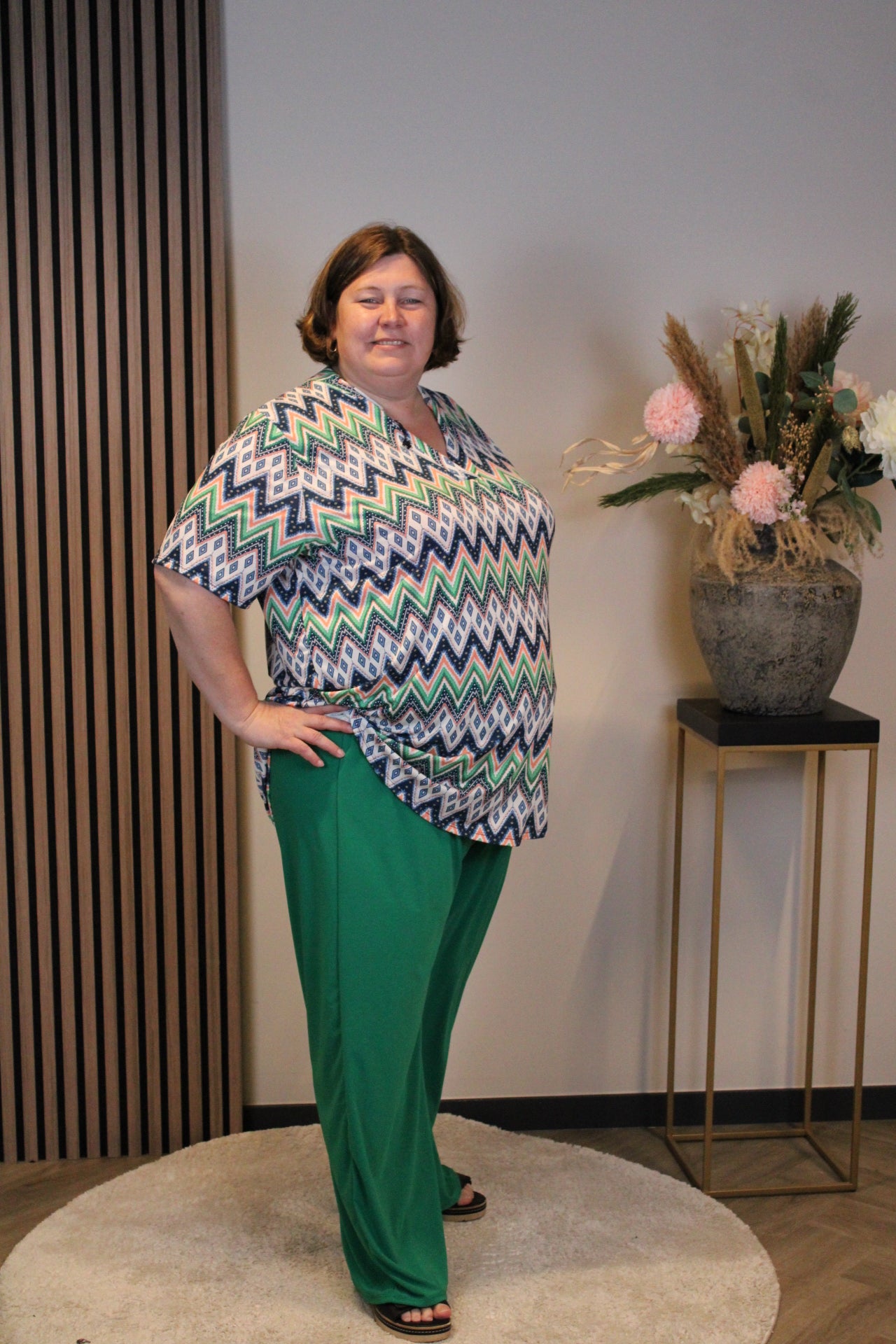 Ellen  | Broek appel groen 54 t/m 58