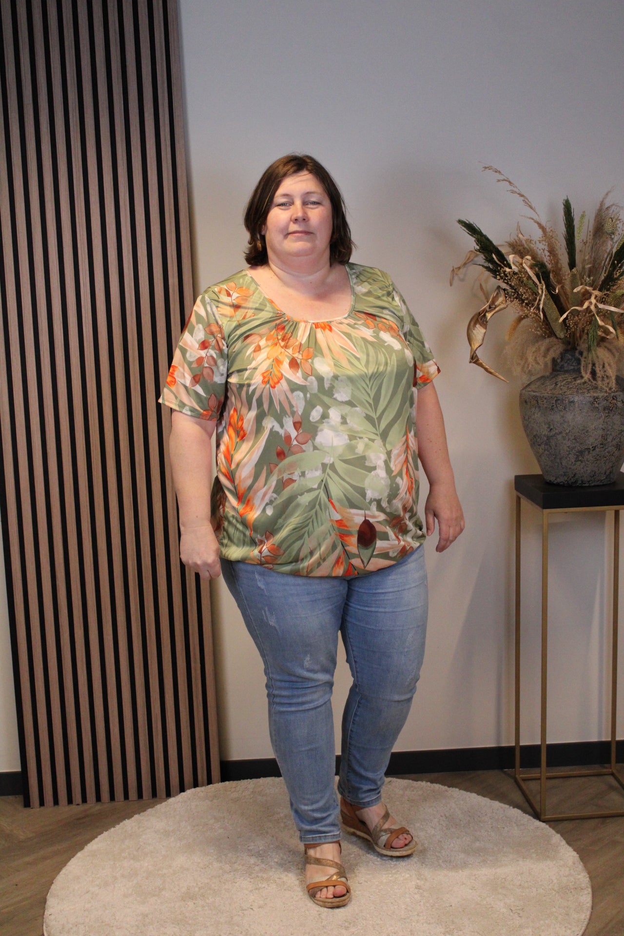 Ayla | Ballon top groen