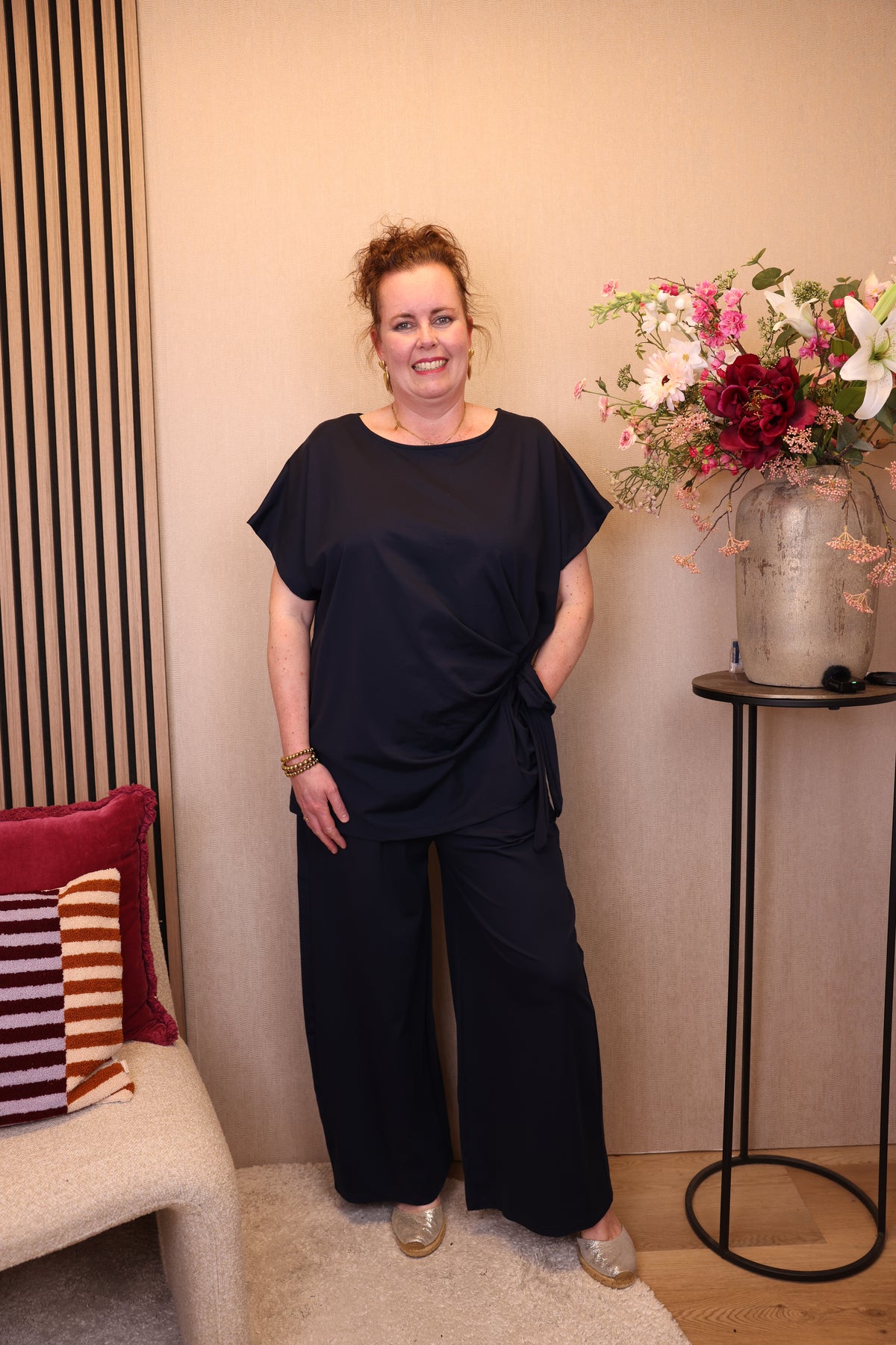 Marieke | Broek blauw