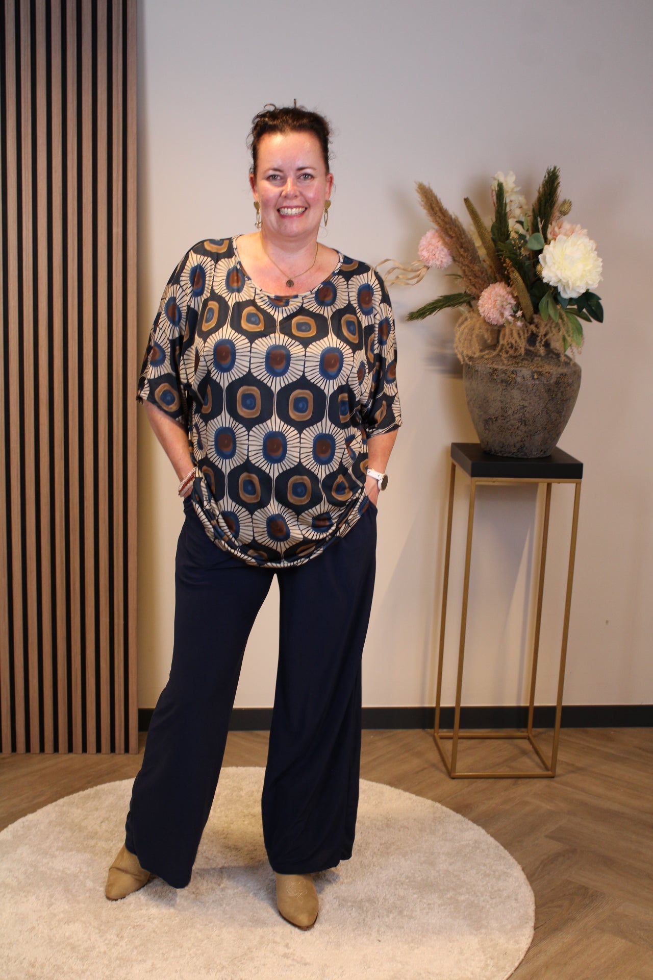 Nienke | Top blauw 38 t/m 48