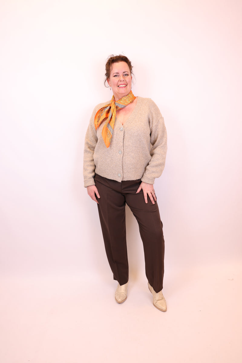 Thersa | Broek bruin