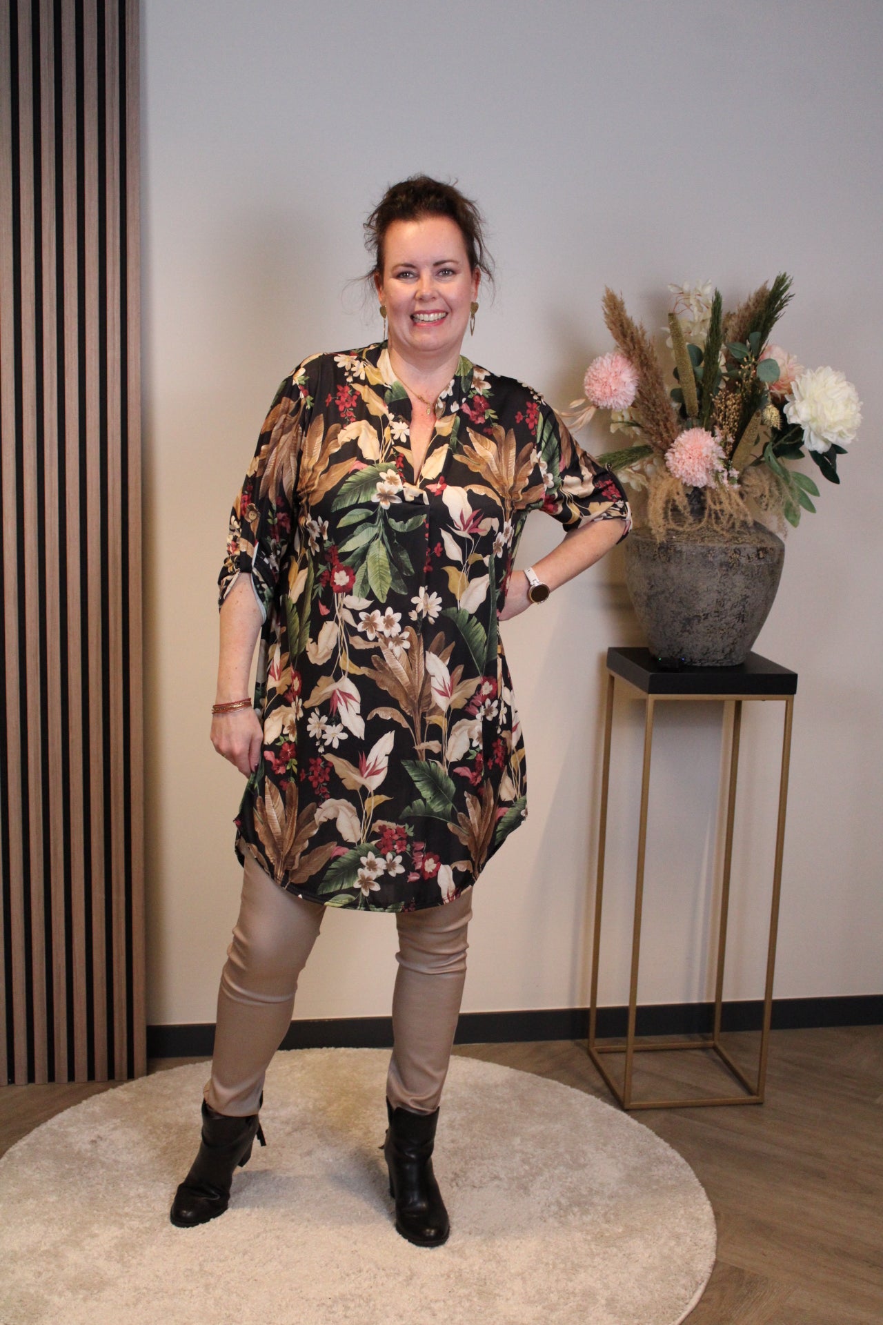 Noëlle | tuniek zwart 52 t/m 58