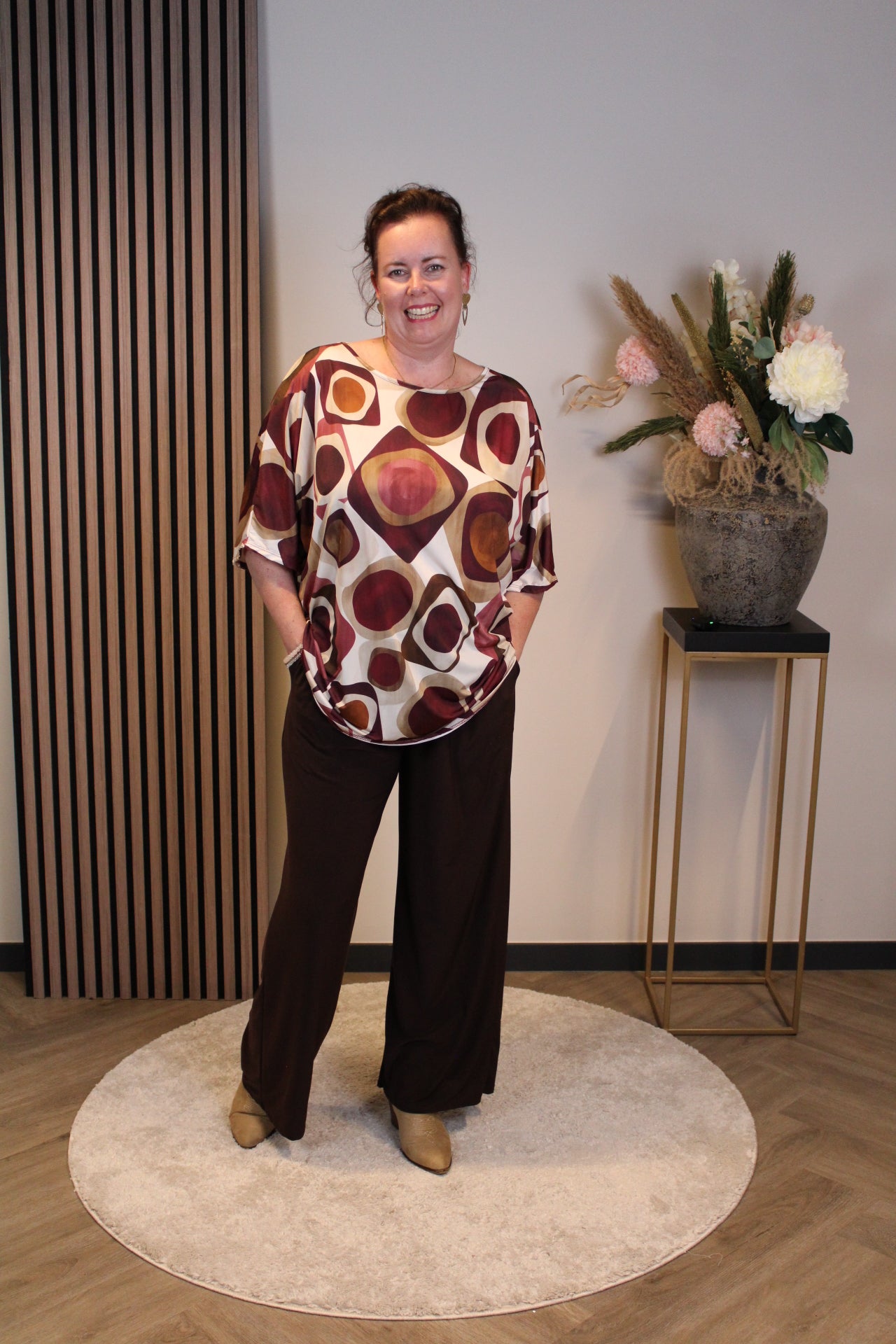 Lotte | Top donker roze 48 t/m 52