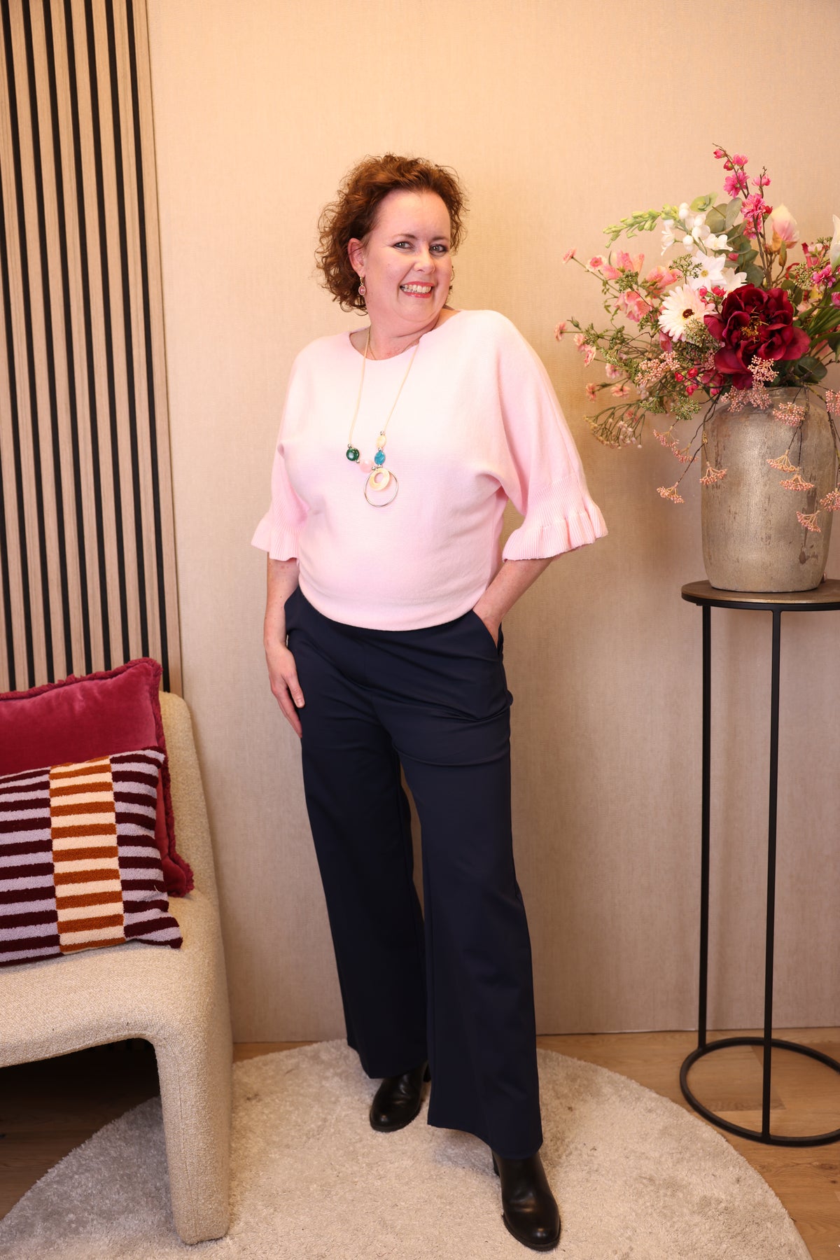 Elza | Trui licht roze + gratis ketting