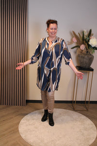 Dasha | Tuniek blauw